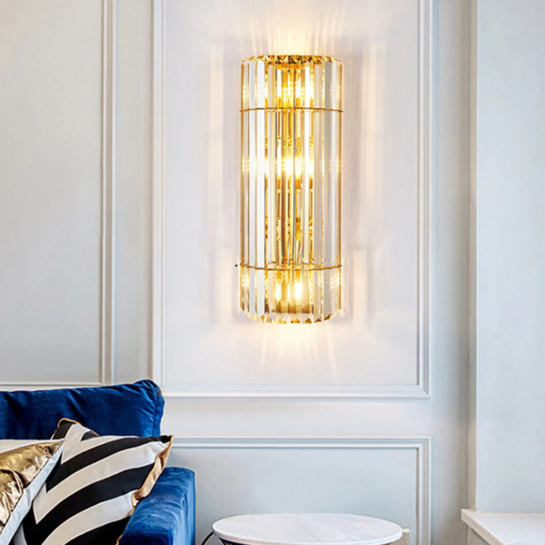 Cylindrical Crystal Wall Light - Nuvé