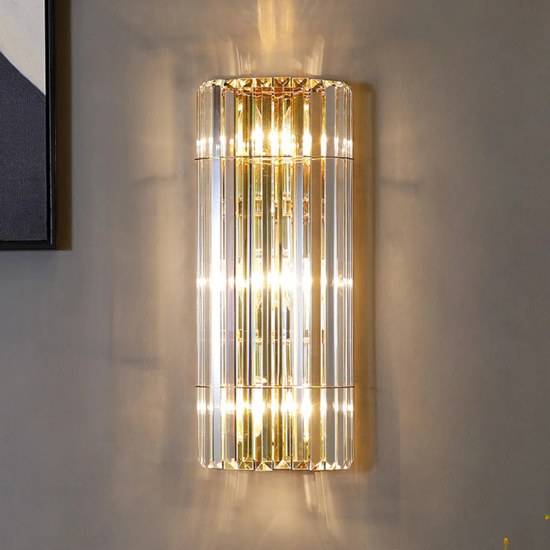 Cylindrical Crystal Wall Light - Nuvé