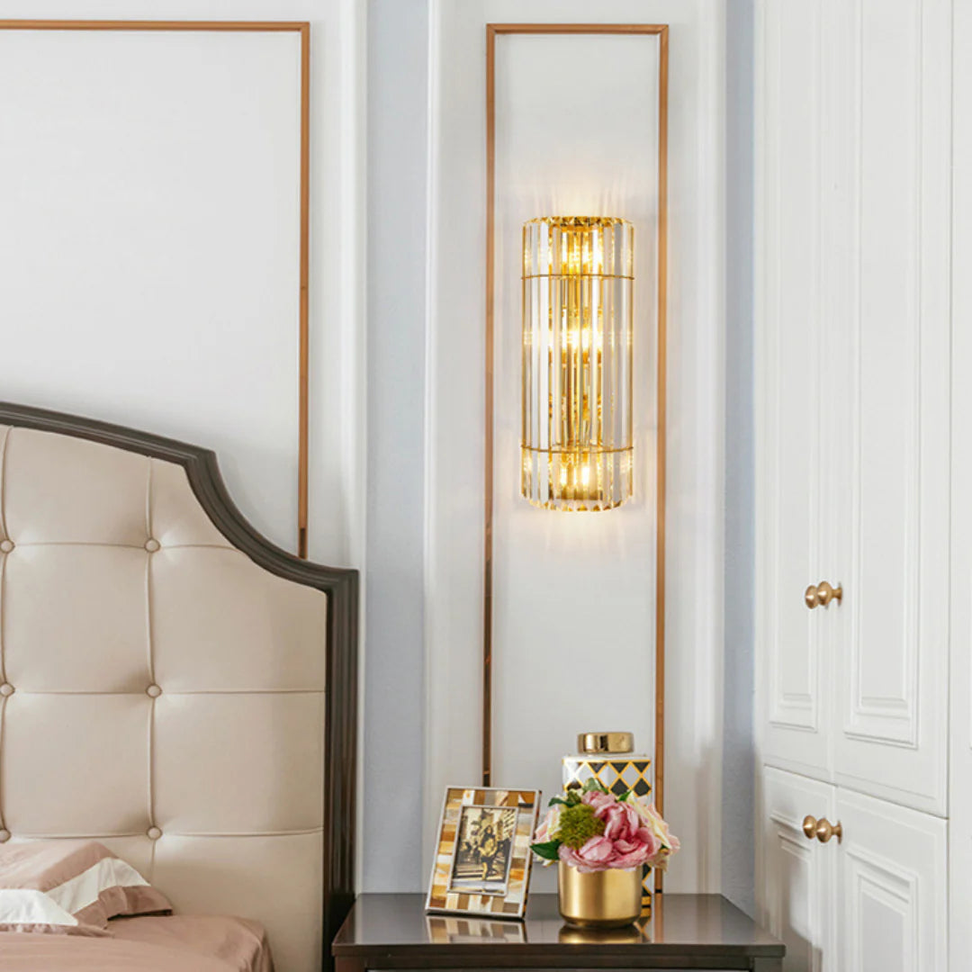 Cylindrical Crystal Wall Light - Nuvé