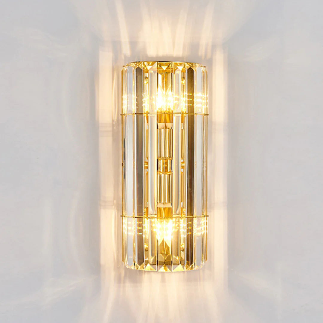 Cylindrical Crystal Wall Light - Nuvé