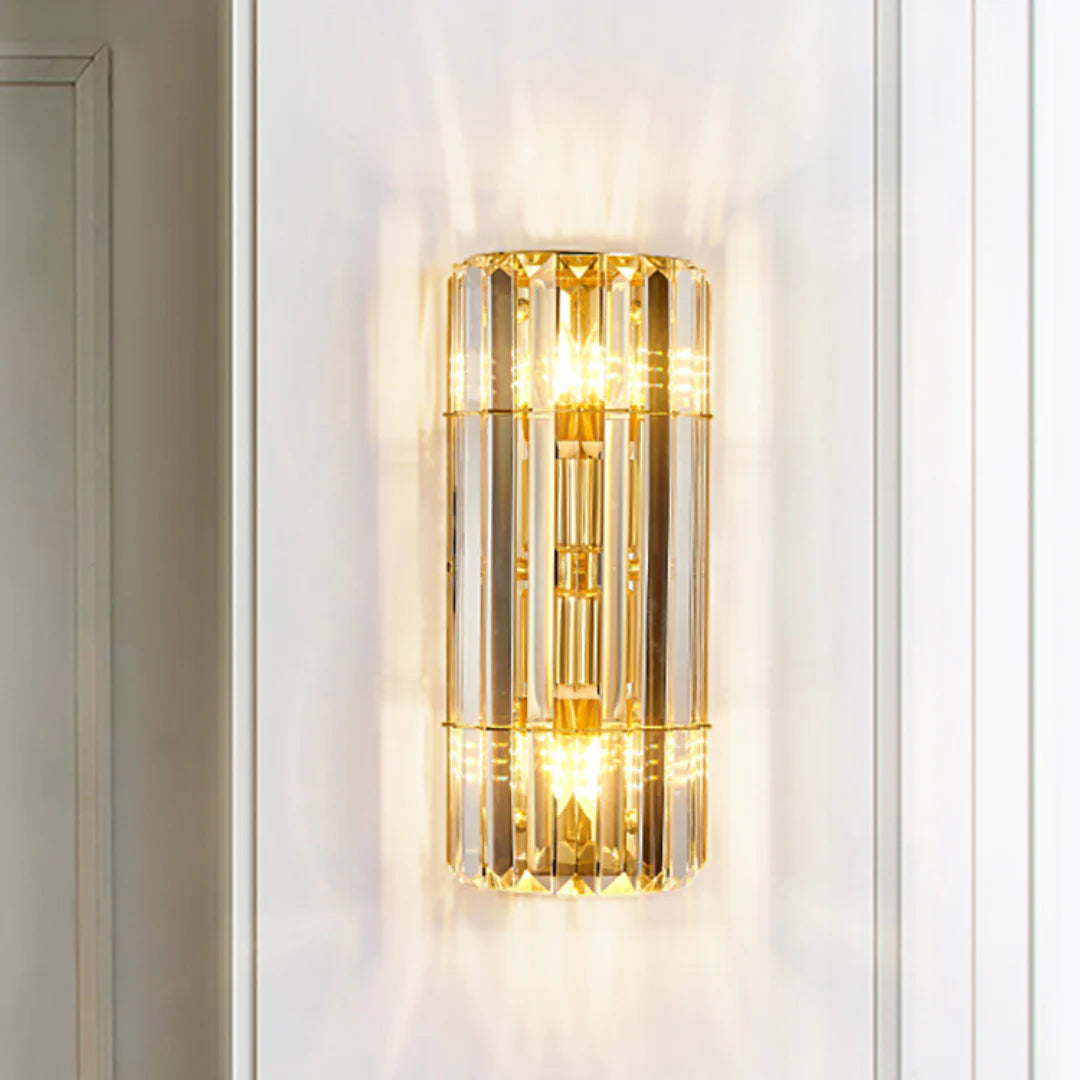 Cylindrical Crystal Wall Light - Nuvé