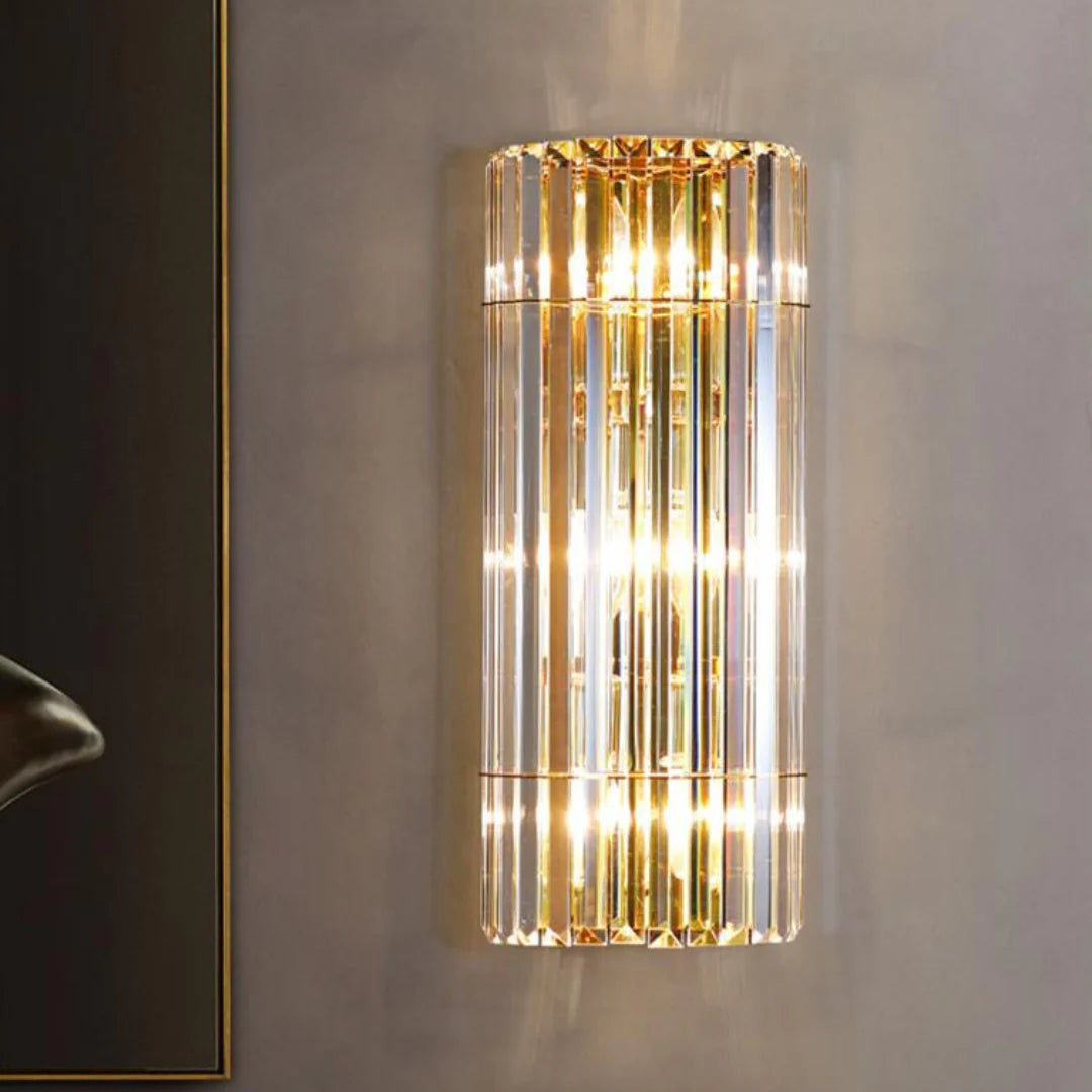 Cylindrical Crystal Wall Light - Nuvé