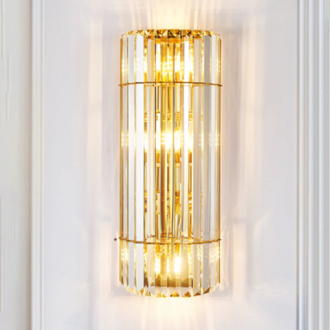 Cylindrical Crystal Wall Light - Nuvé