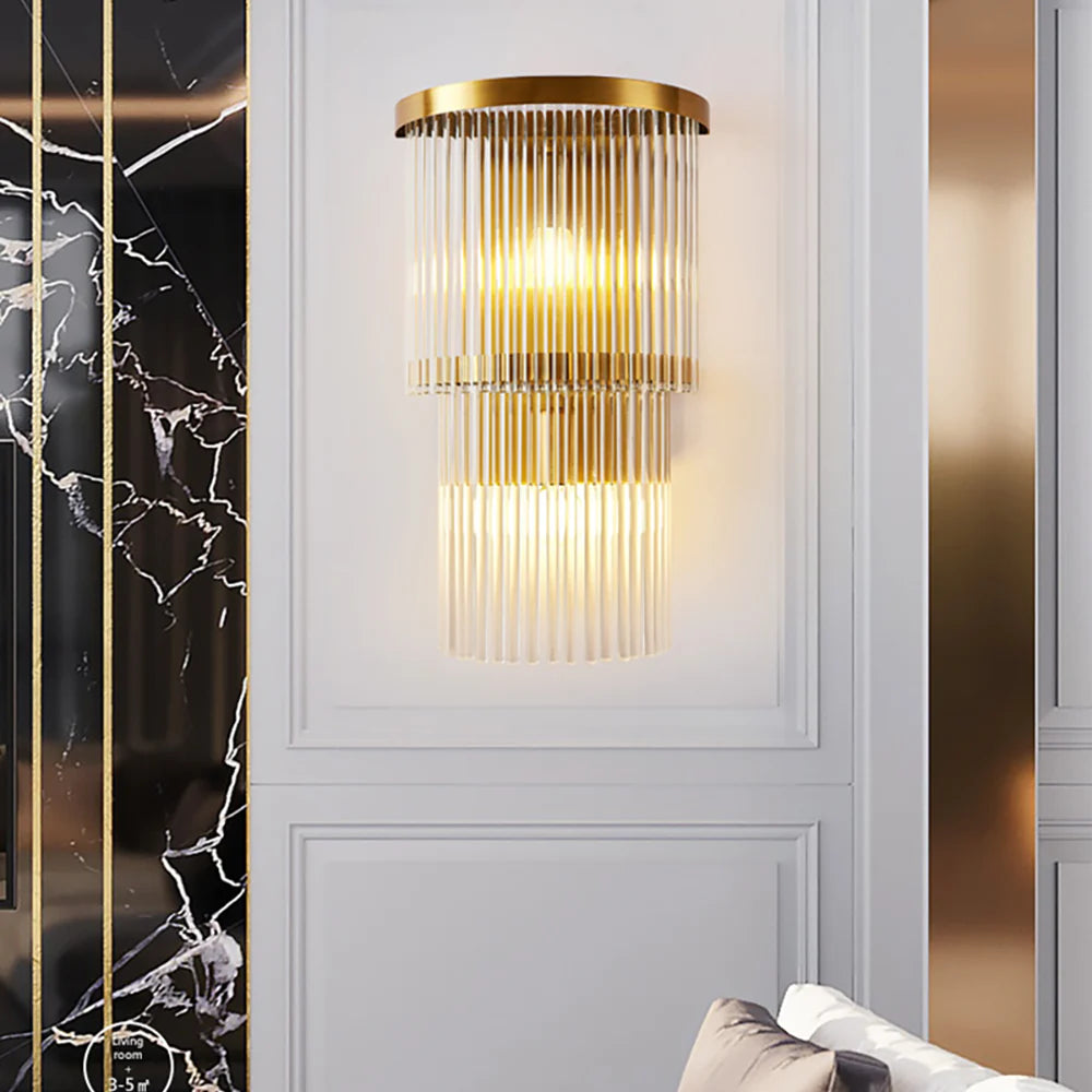East Antique Brass Finish Wall Lamp - Nuvé