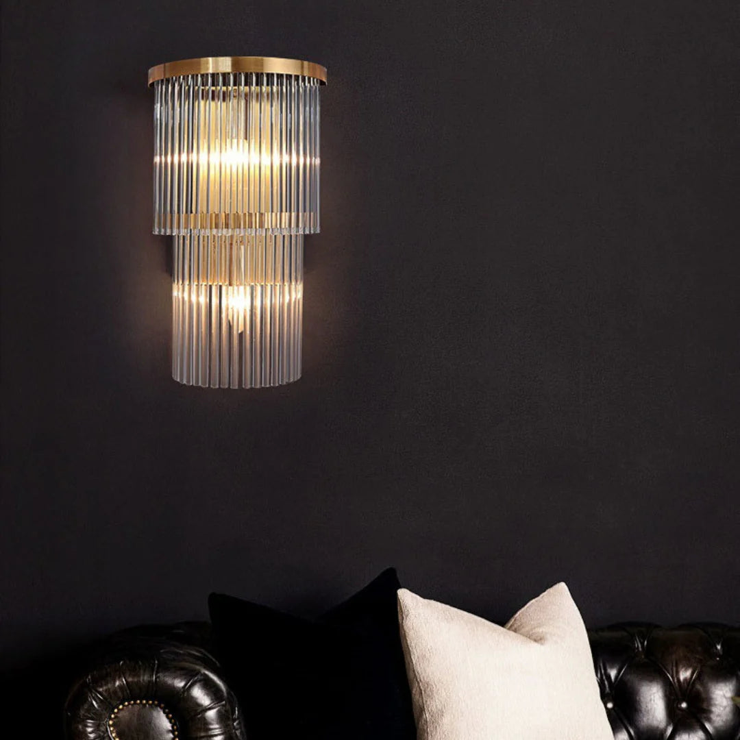 East Antique Brass Finish Wall Lamp - Nuvé