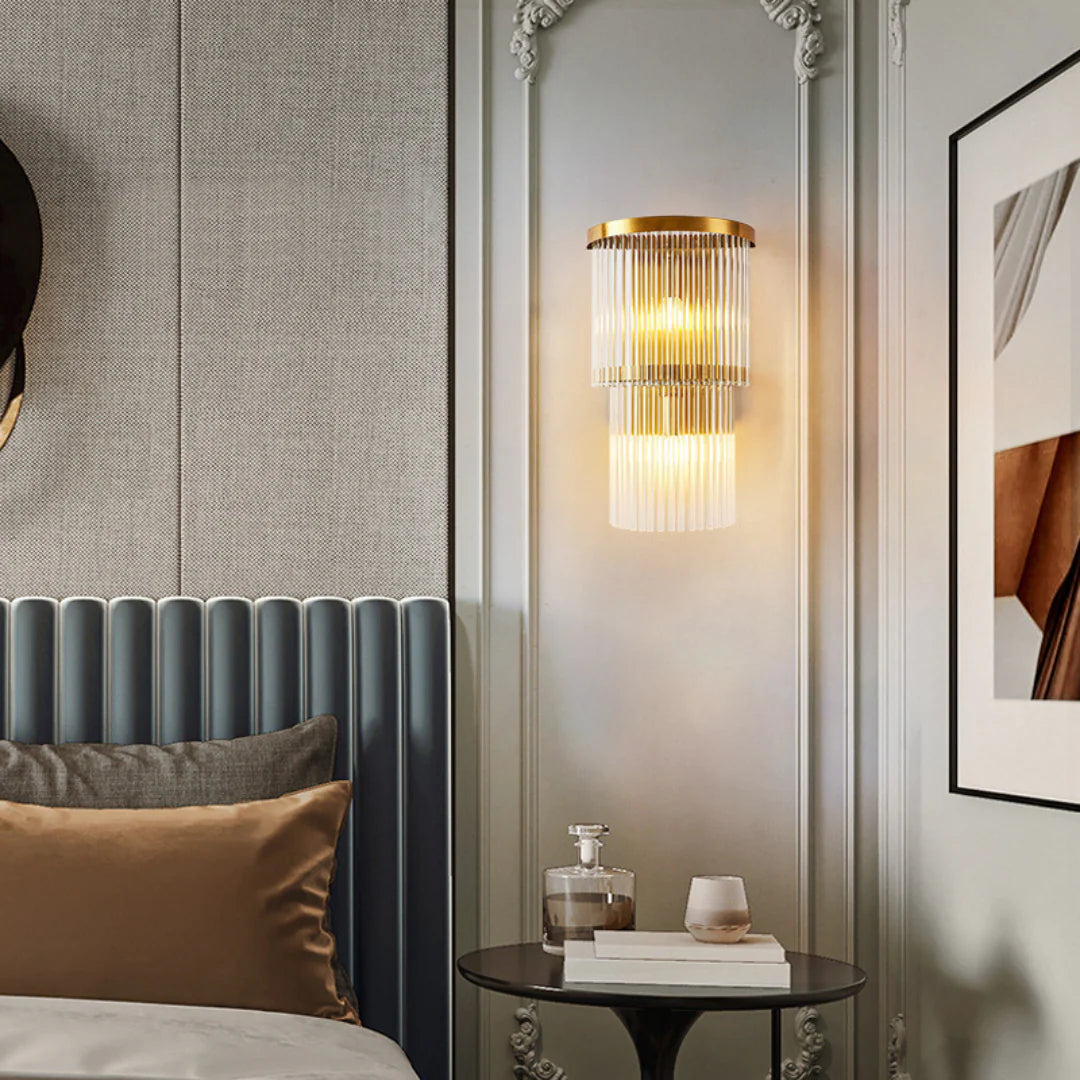 East Antique Brass Finish Wall Lamp - Nuvé