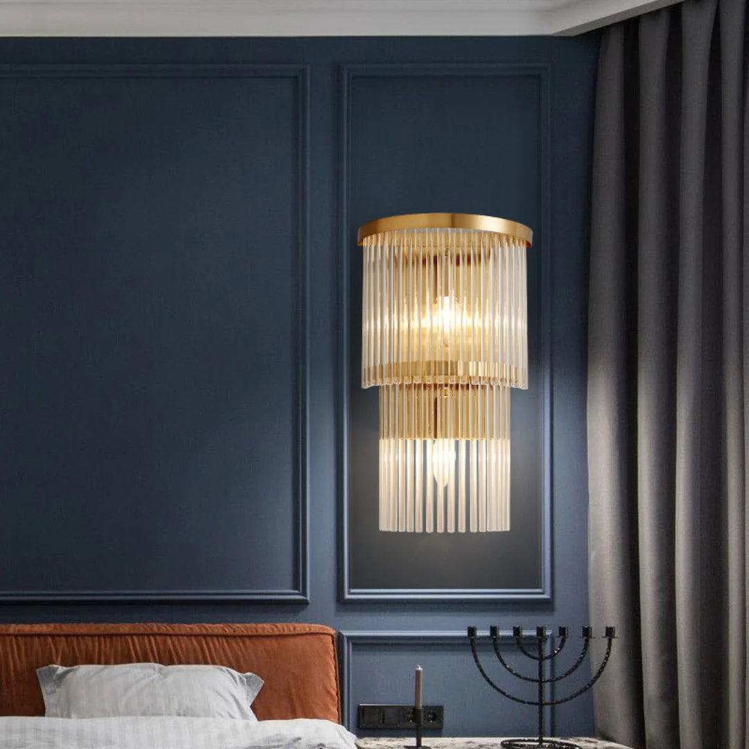 East Antique Brass Finish Wall Lamp - Nuvé
