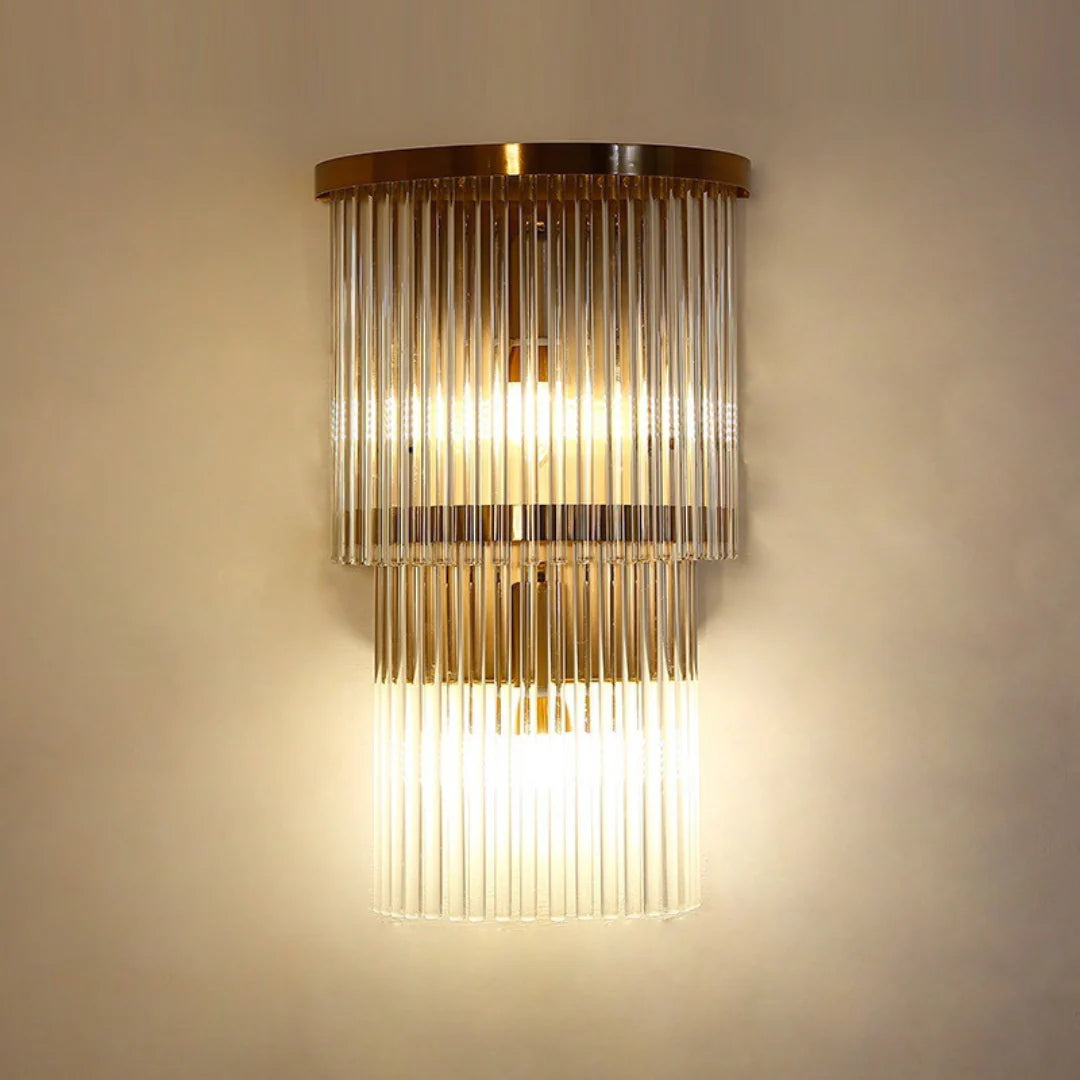 East Antique Brass Finish Wall Lamp - Nuvé
