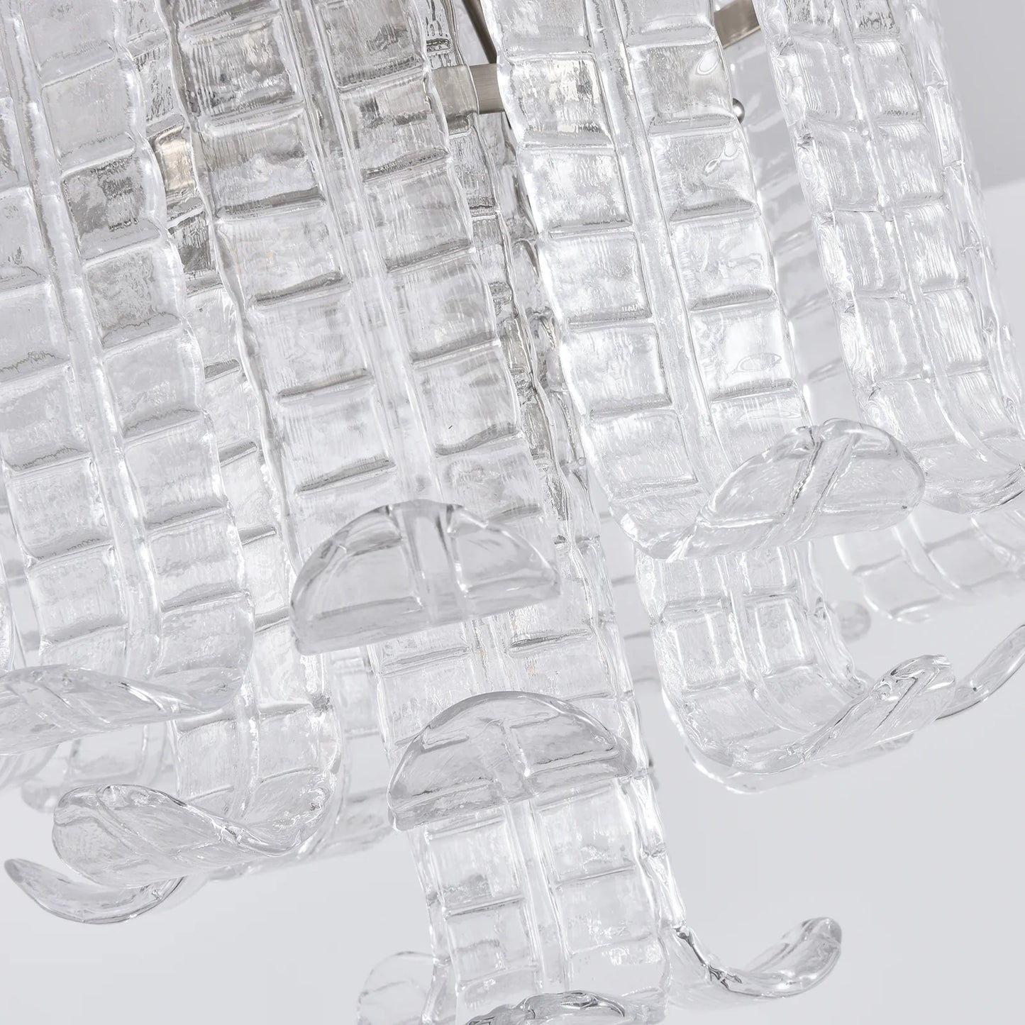 Elegant Murano Leaf Shaped Ceiling Lamp - Nuvé