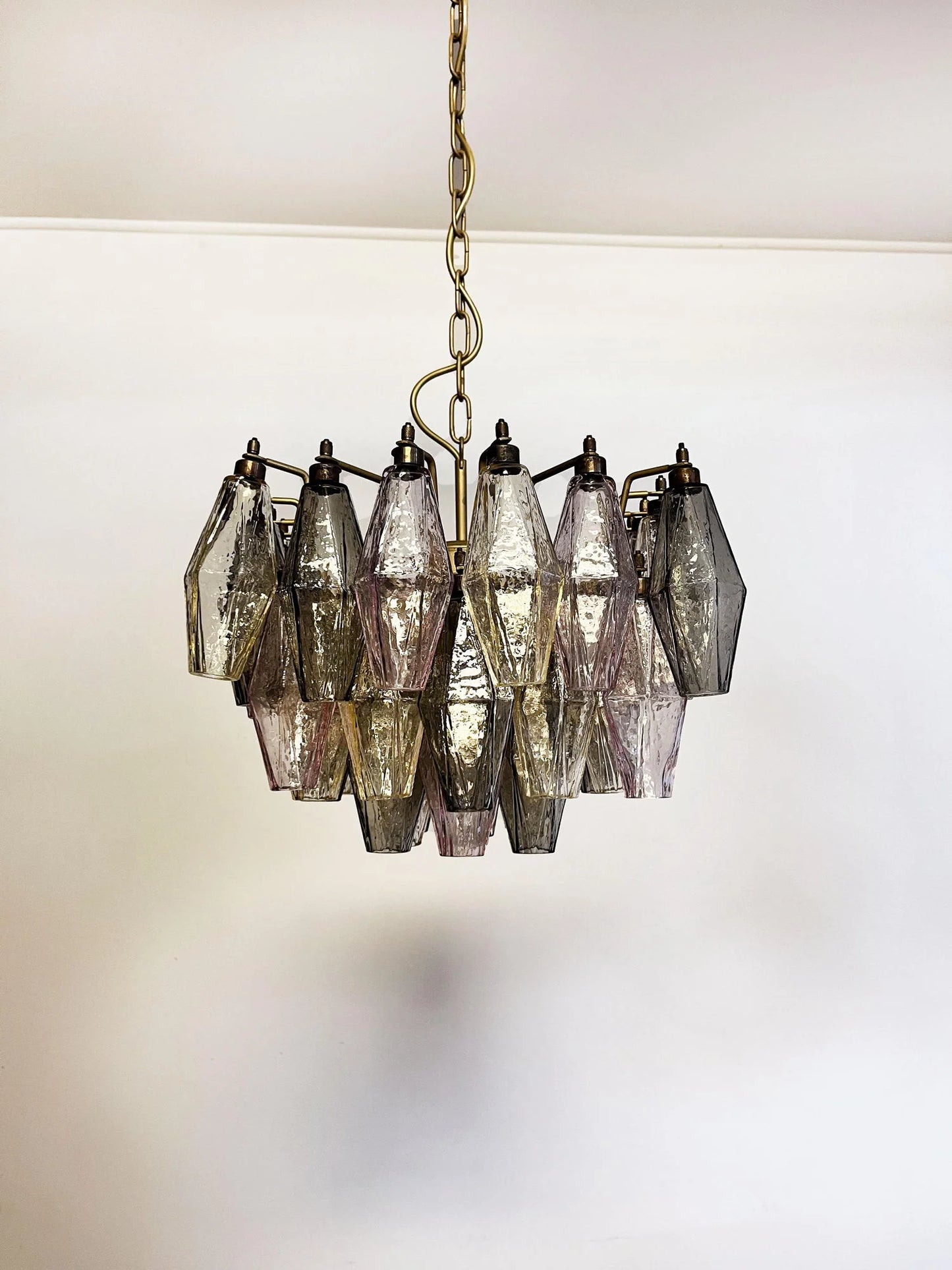 Poliedri Murano Colorful Chandelier - Nuvé