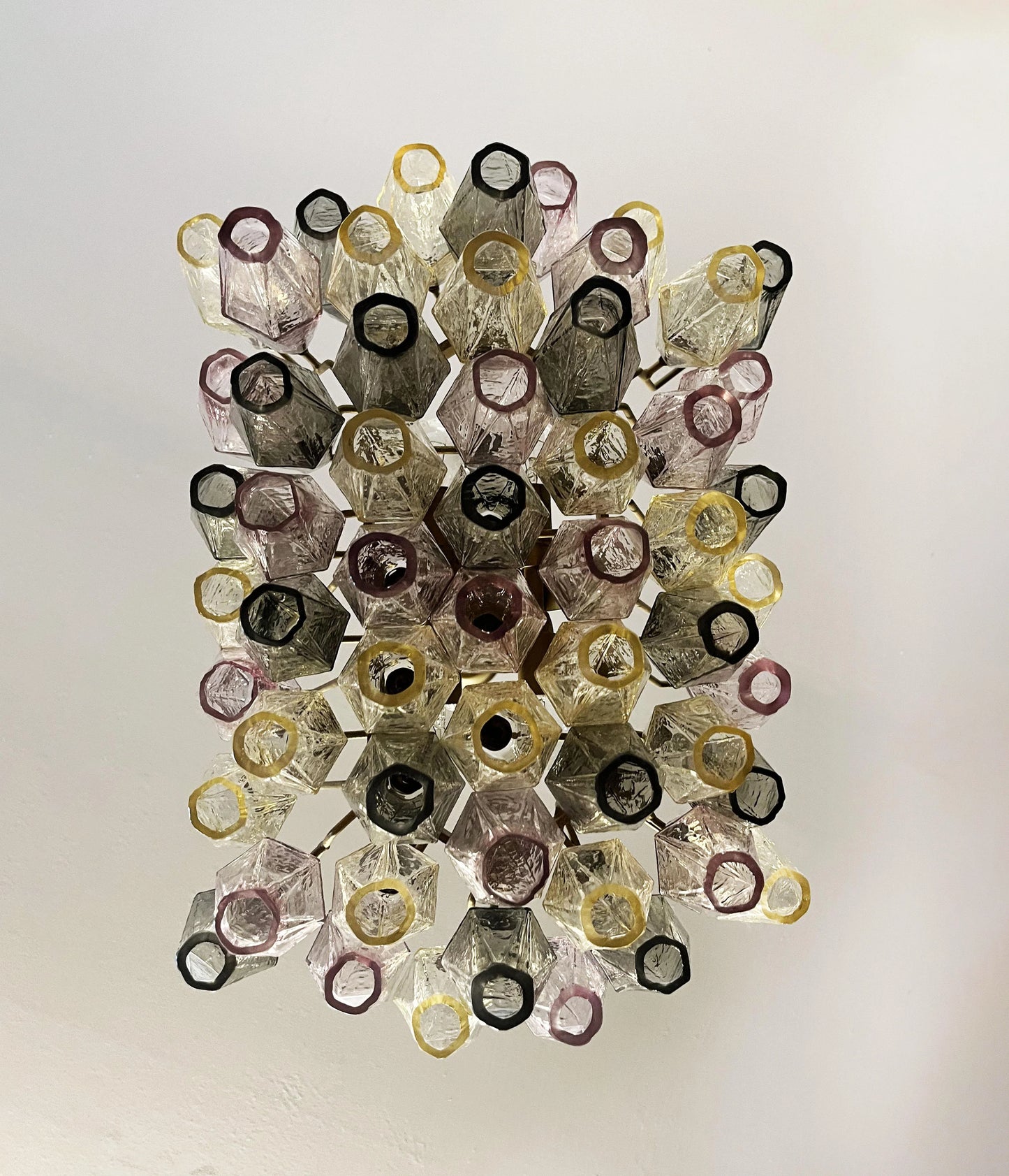 Poliedri Murano Colorful Chandelier - Nuvé