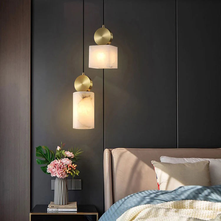 Etruscan Alabaster Pendant Light - Nuvé