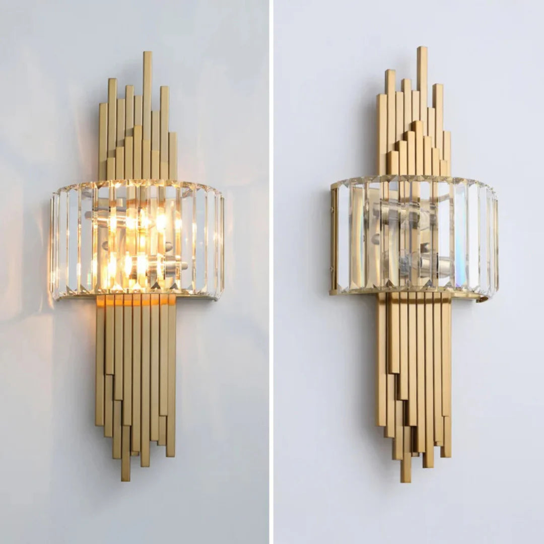 Eudora Crystal Wall Lamp - Nuvé