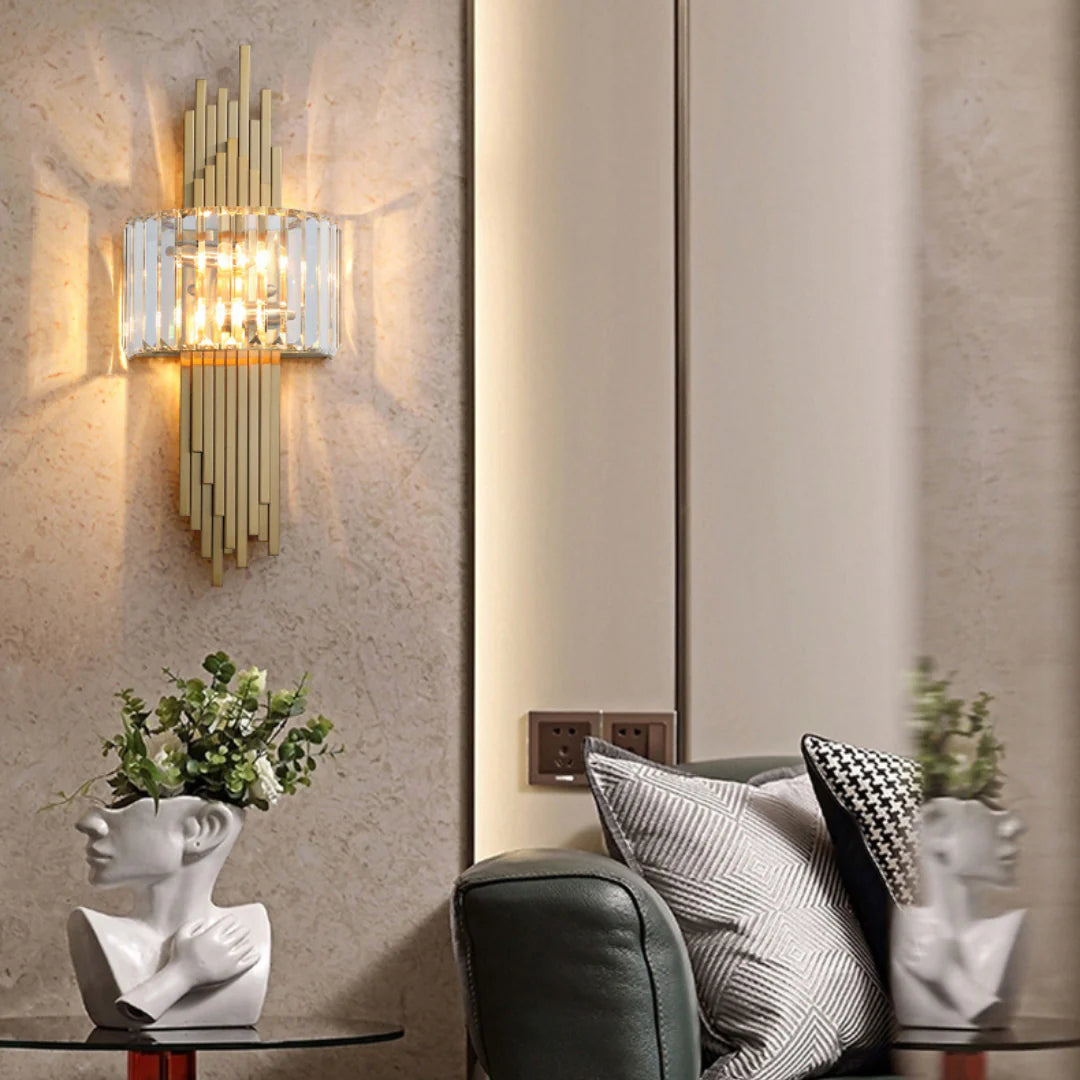 Eudora Crystal Wall Lamp - Nuvé