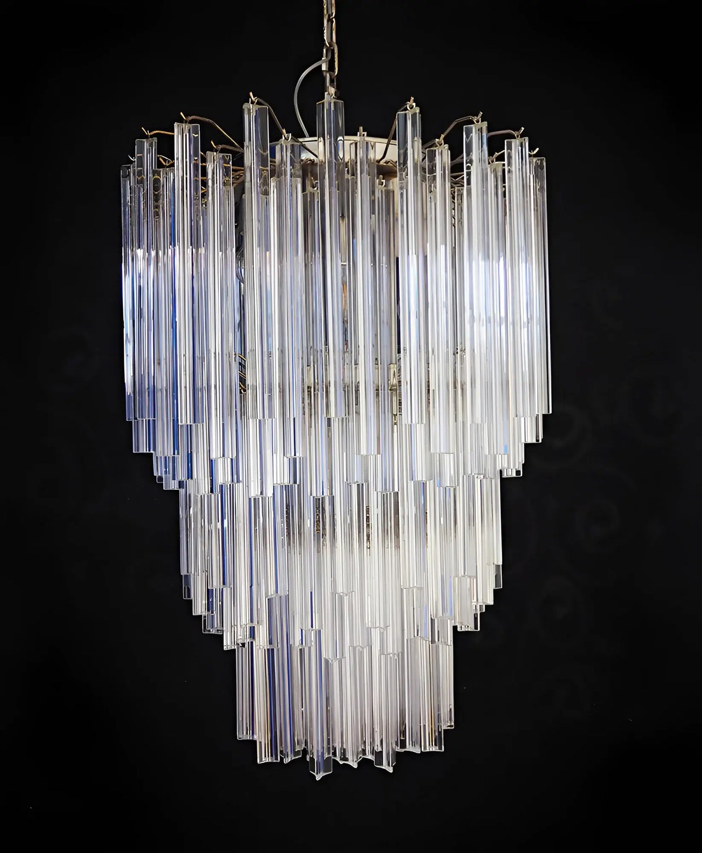 Fantastic Murano Prisms Transparent Chandelier - Nuvé