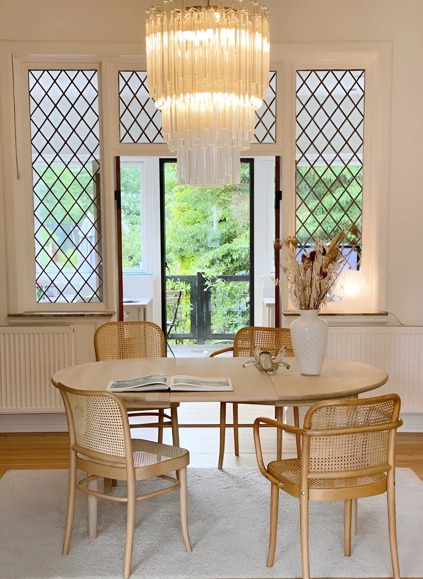 Fantastic Murano Prisms Transparent Chandelier - Nuvé