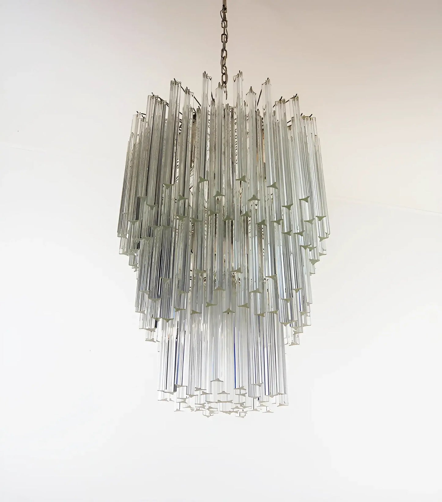Fantastic Murano Prisms Transparent Chandelier - Nuvé