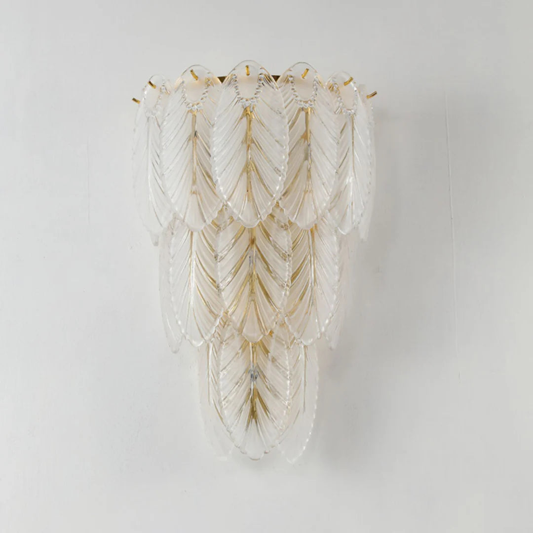 Feather Crystal Wall Lamp - Nuvé