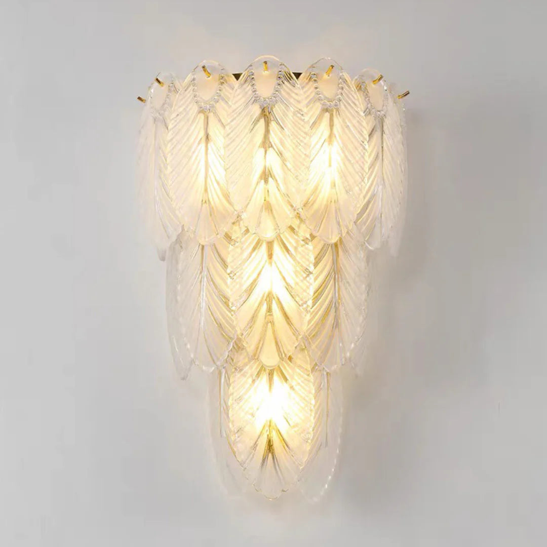 Feather Crystal Wall Lamp - Nuvé