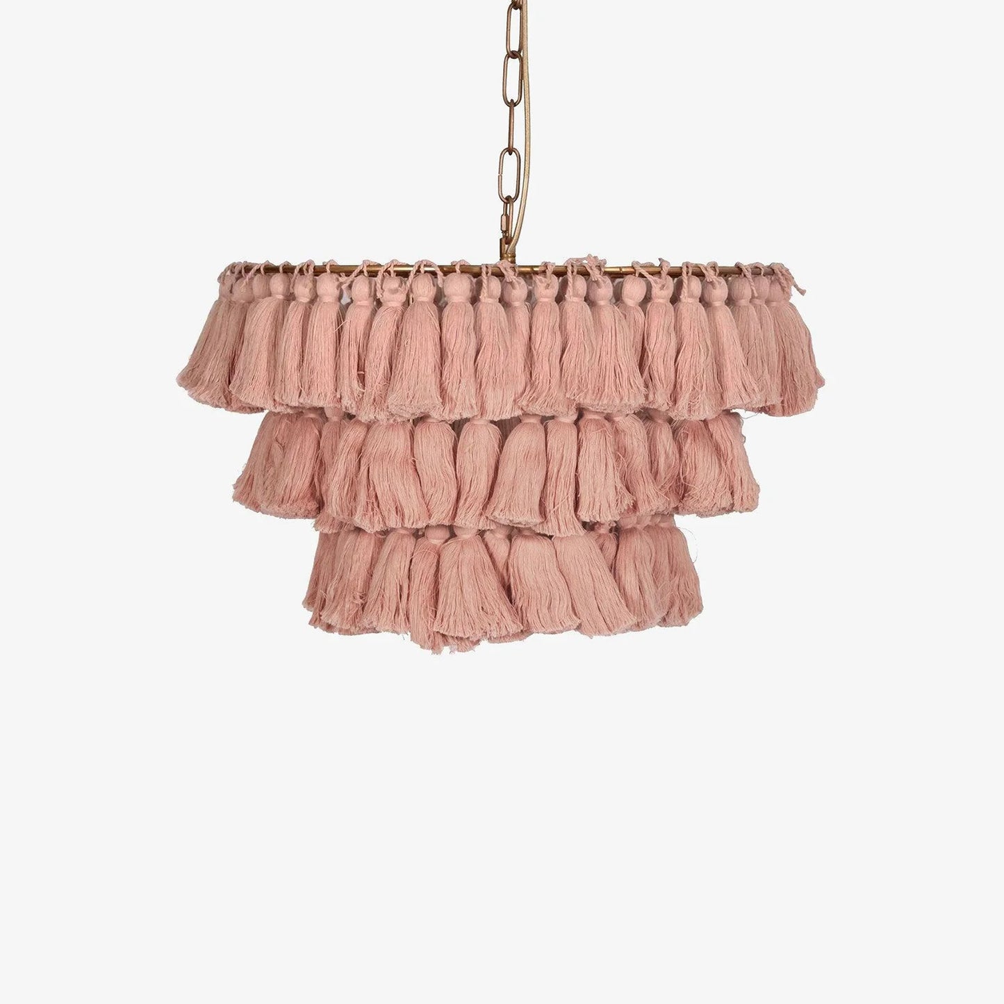 Fela Fabric Tassel Chandelier - Nuvé