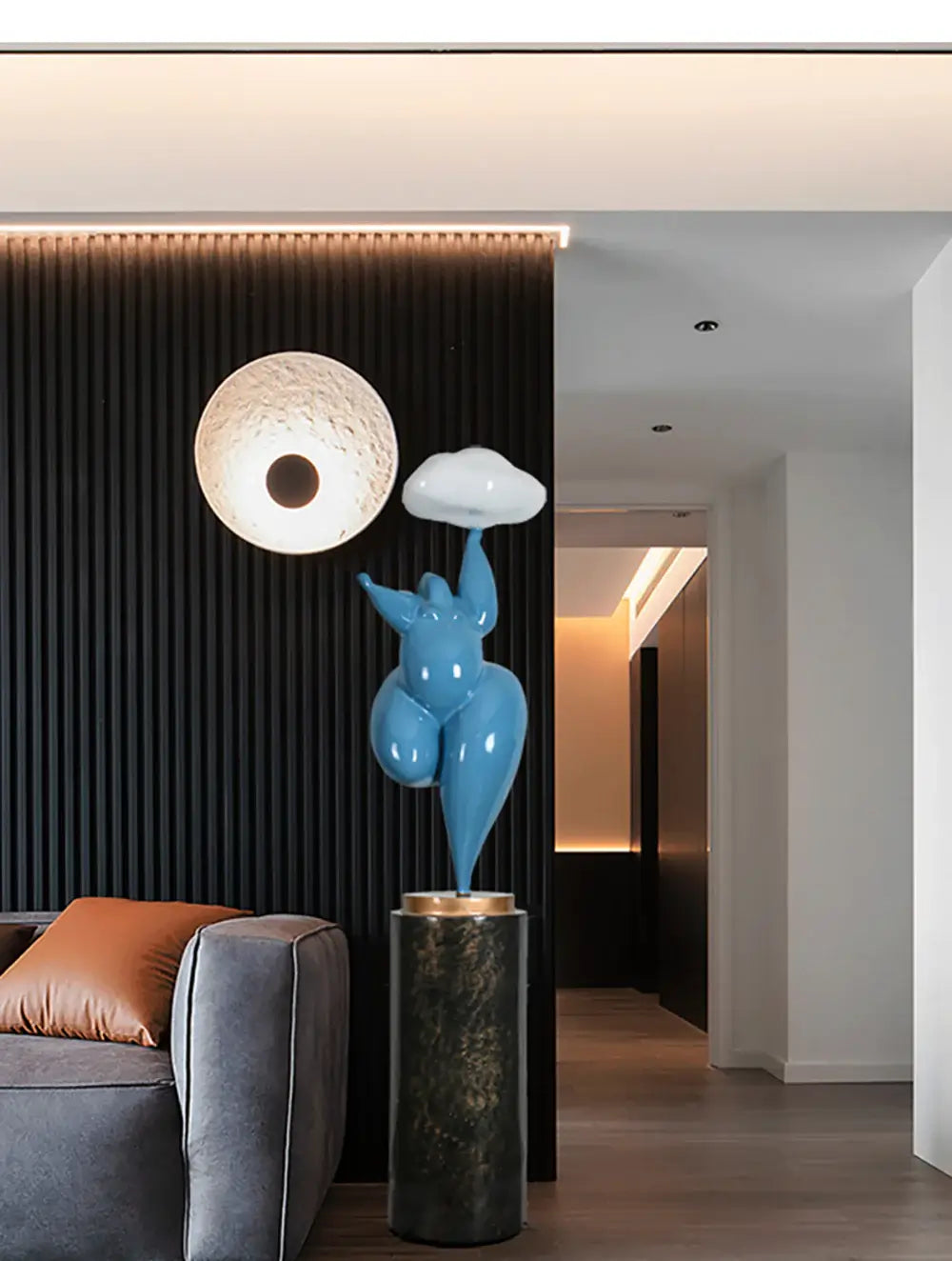 Figure Sculpture Rylight Cloud Floor Lamp - Nuvé