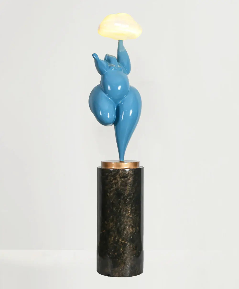 Figure Sculpture Rylight Cloud Floor Lamp - Nuvé