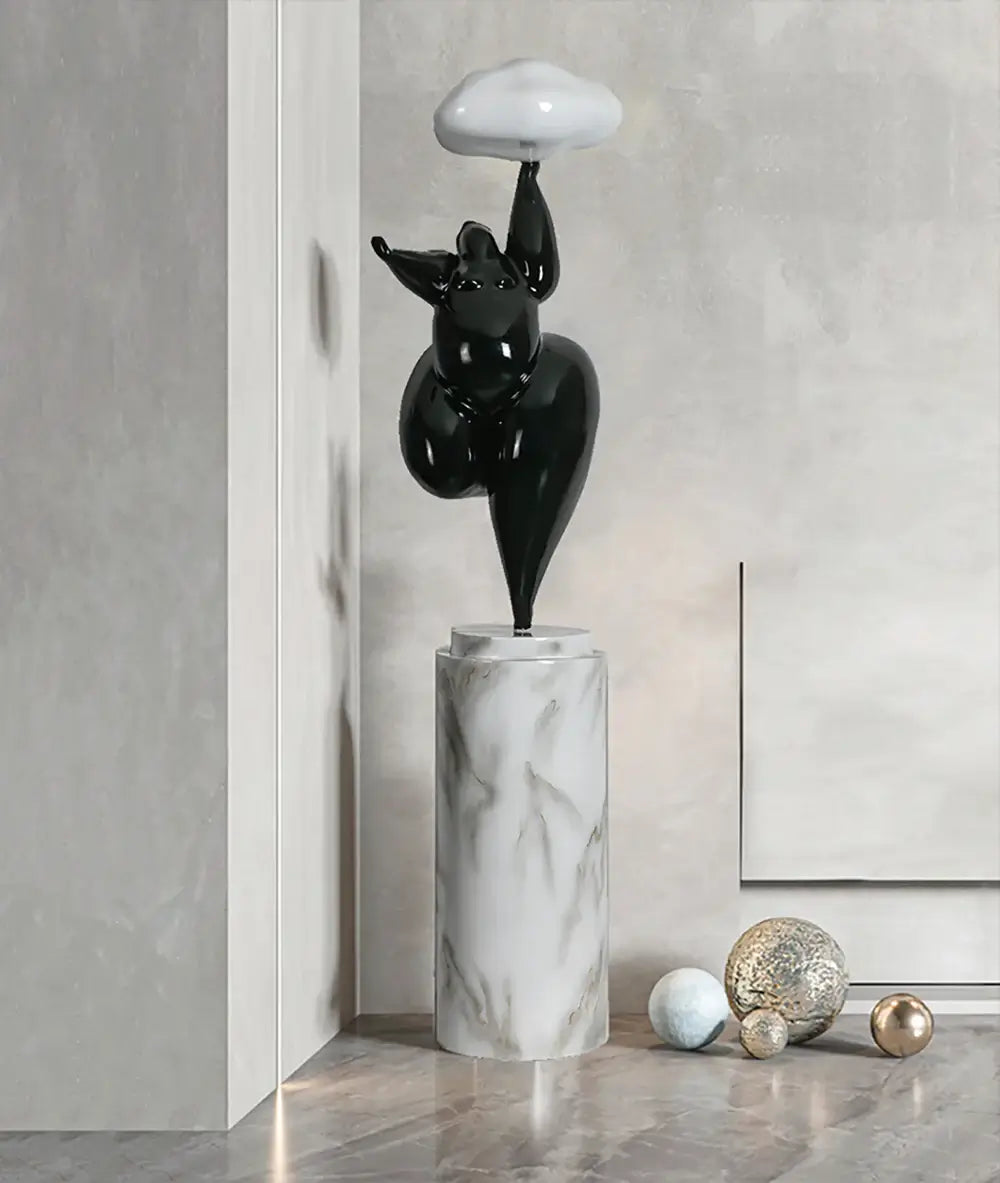 Figure Sculpture Rylight Cloud Floor Lamp - Nuvé