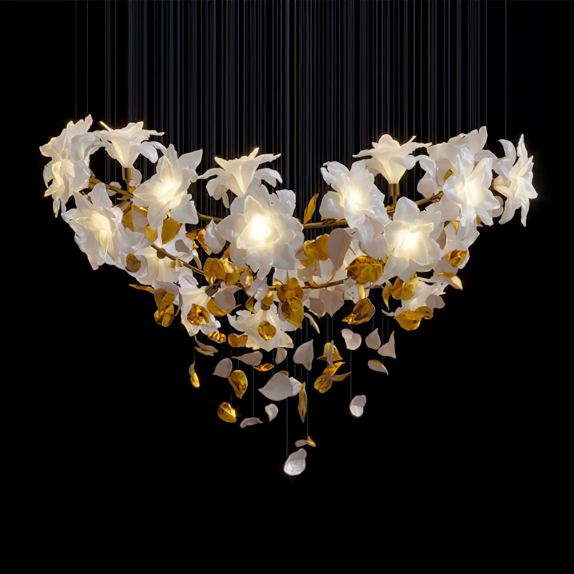 Flying Flowers Fluttering Chandelier - Nuvé