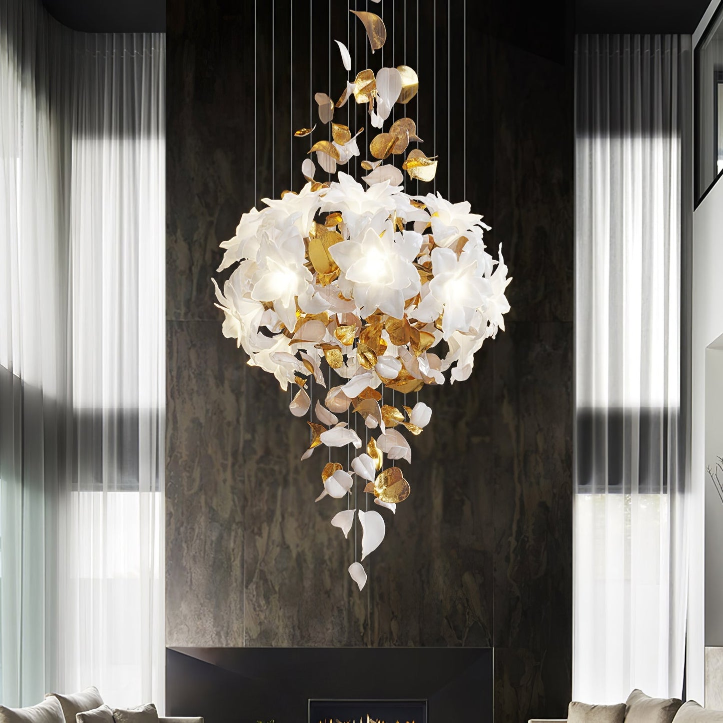 Flying Flowers Fluttering Chandelier - Nuvé