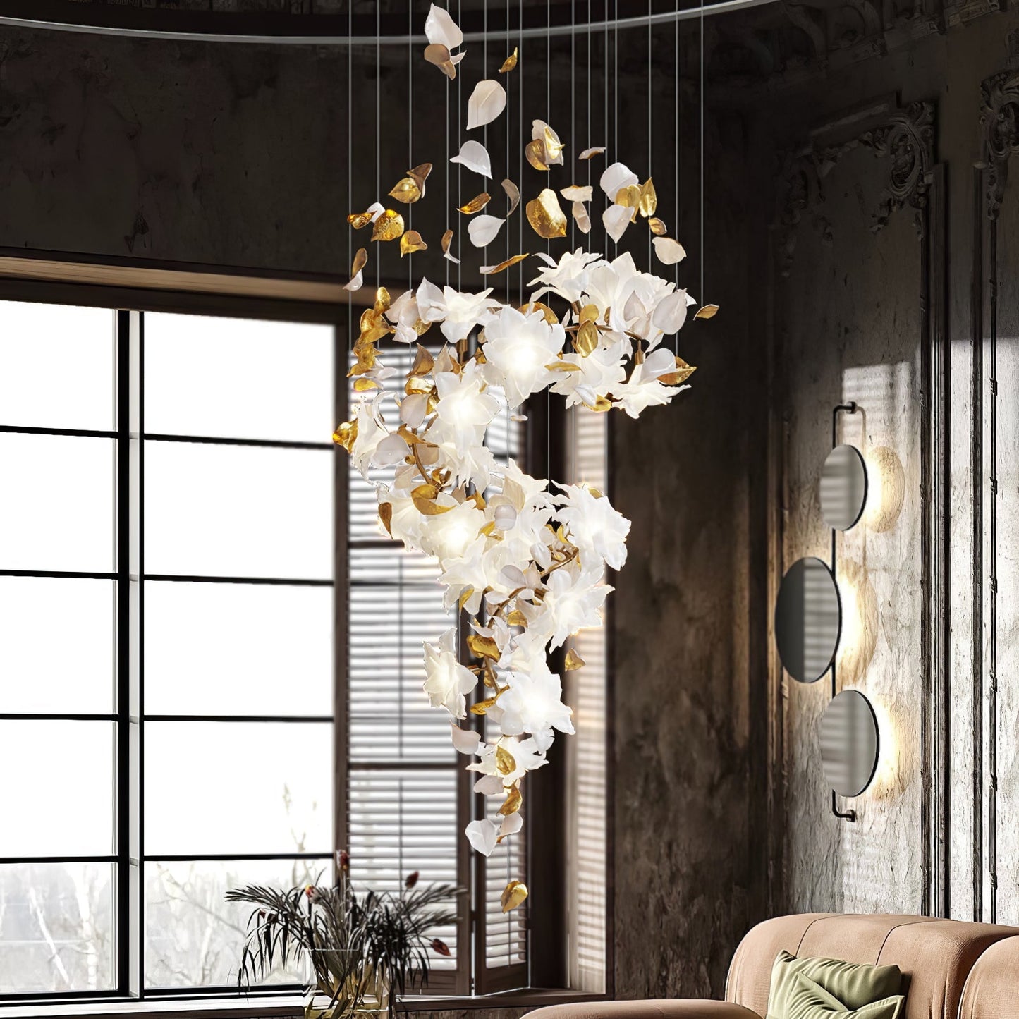 Flying Flowers Fluttering Chandelier - Nuvé