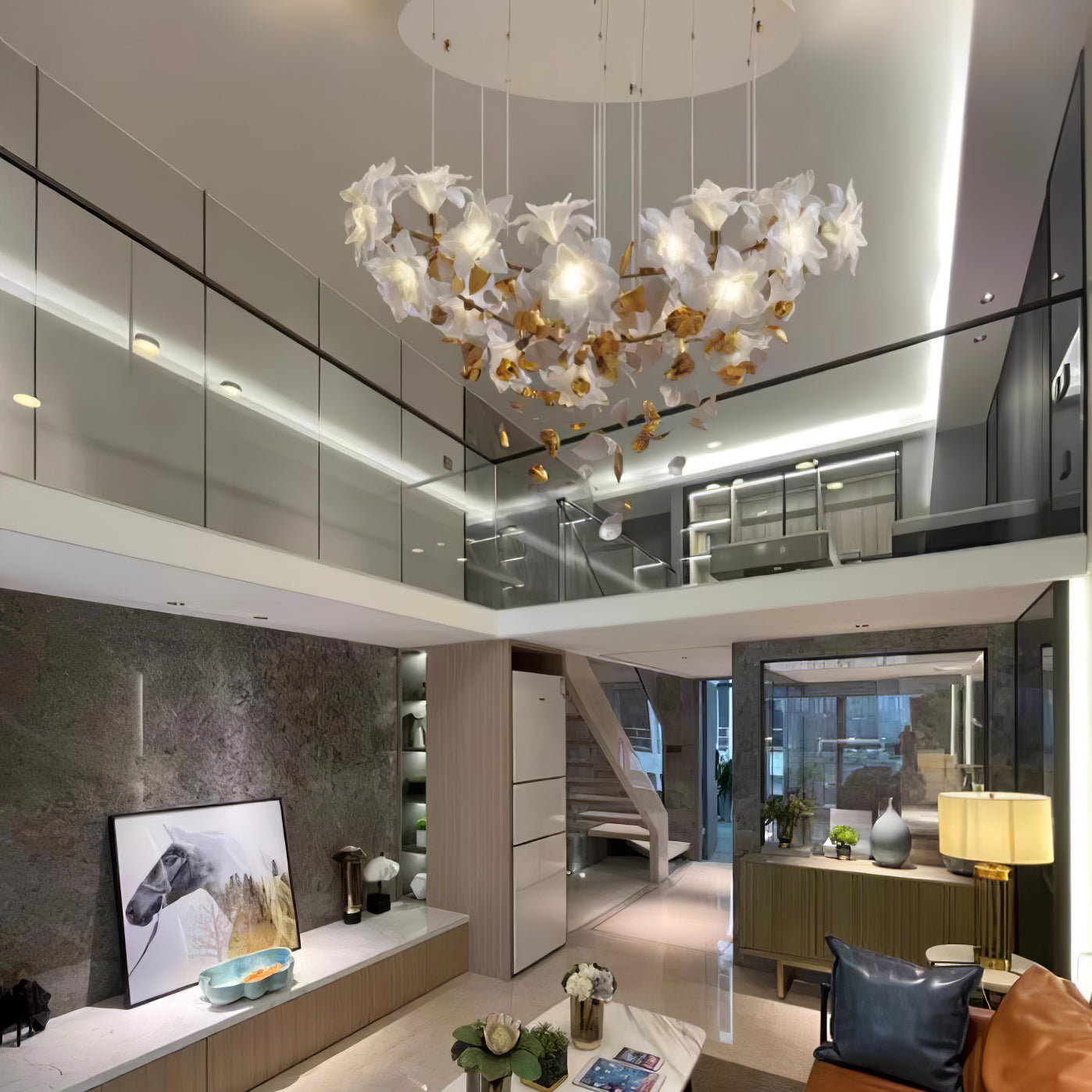 Flying Flowers Fluttering Chandelier - Nuvé