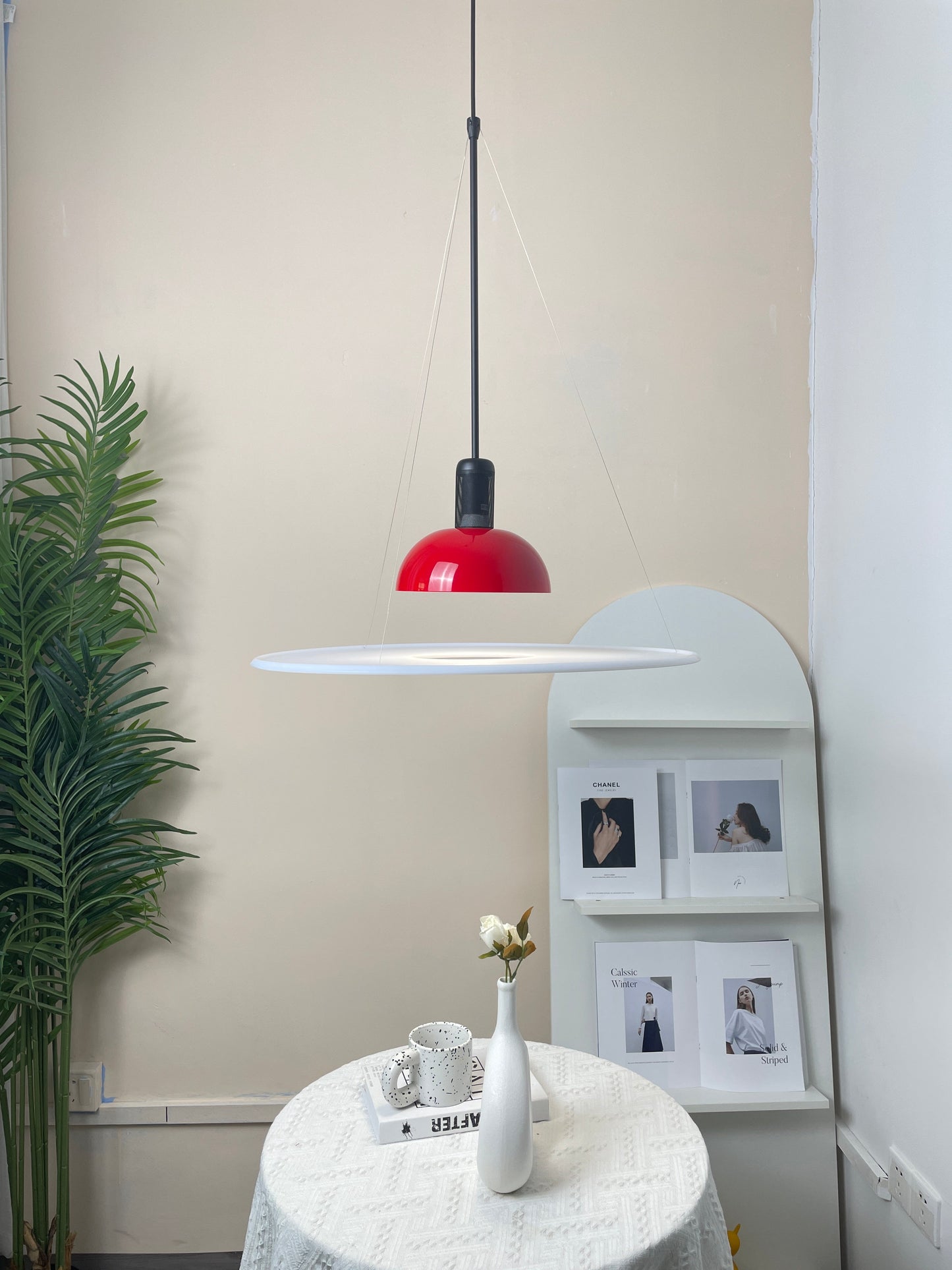 Acrylic Frisbi Pendant Light - Nuvé