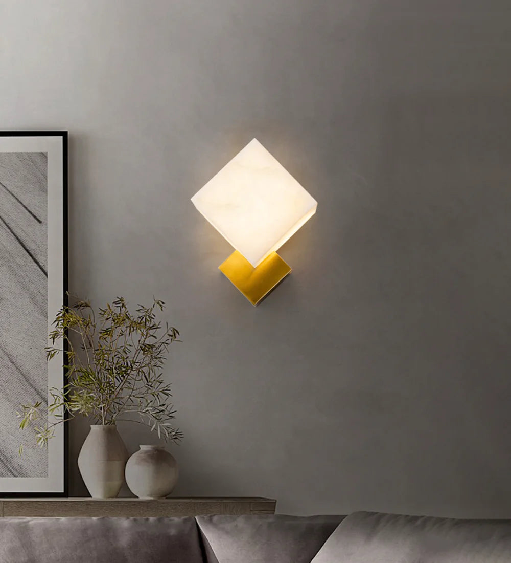 Alabaster Gatsby Wall Sconce - Nuvé
