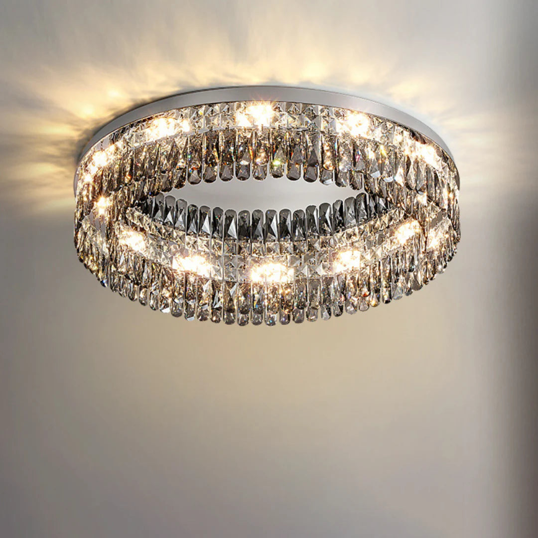 Round Giano Crystal Ceiling Ceiling light - Nuvé