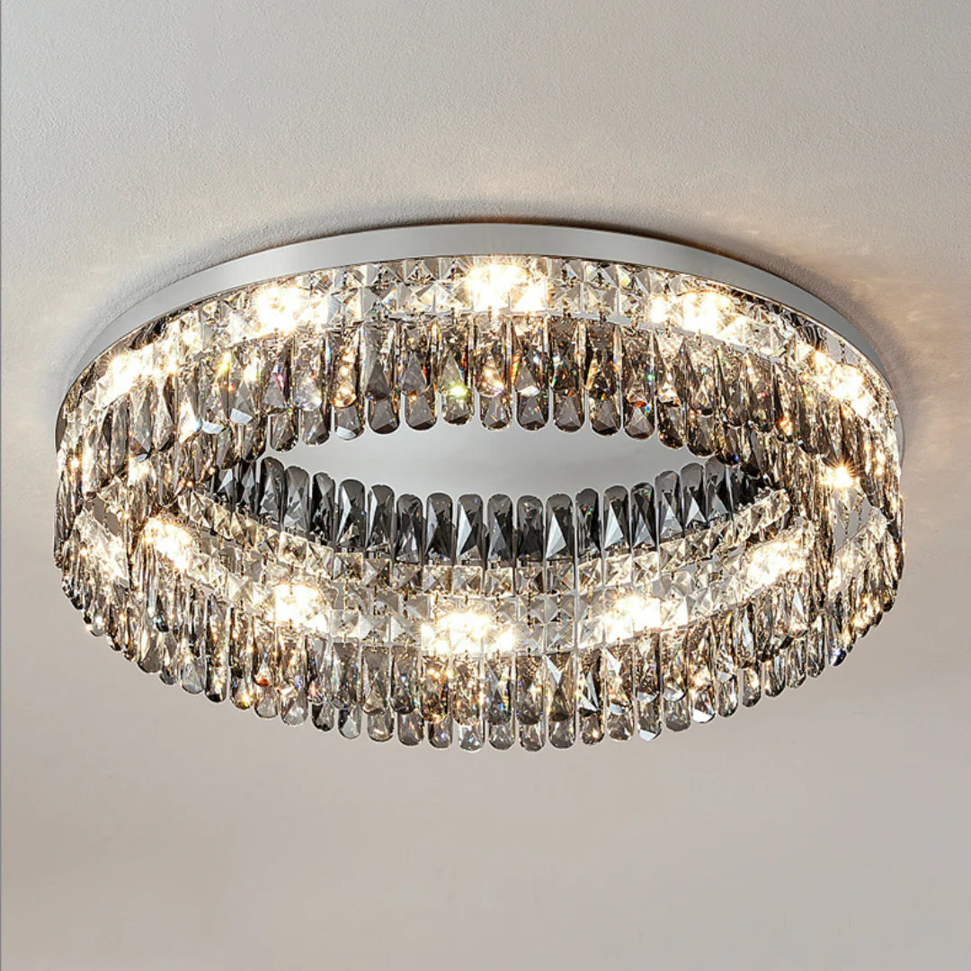 Round Giano Crystal Ceiling Ceiling light - Nuvé