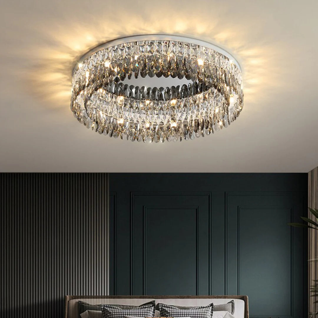 Round Giano Crystal Ceiling Ceiling light - Nuvé