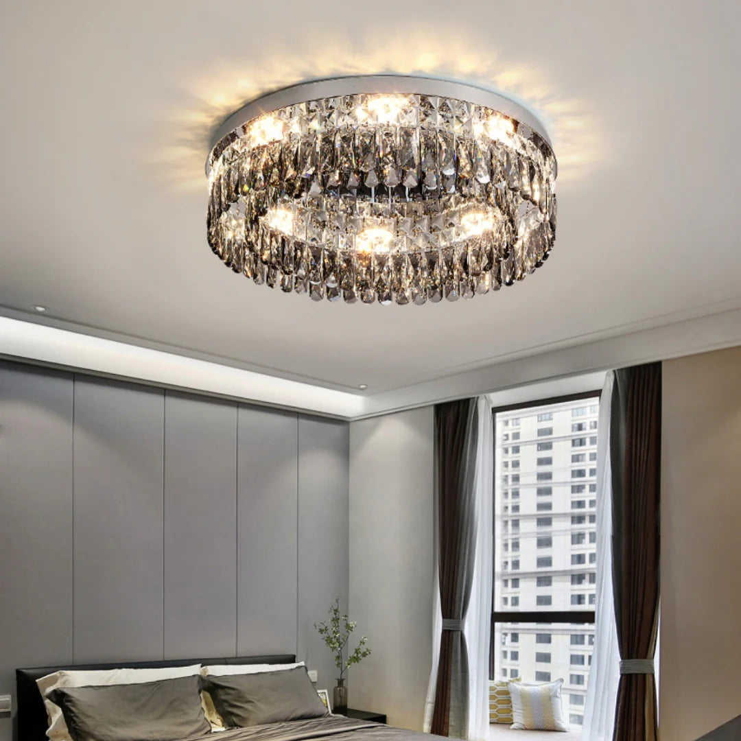 Round Giano Crystal Ceiling Ceiling light - Nuvé