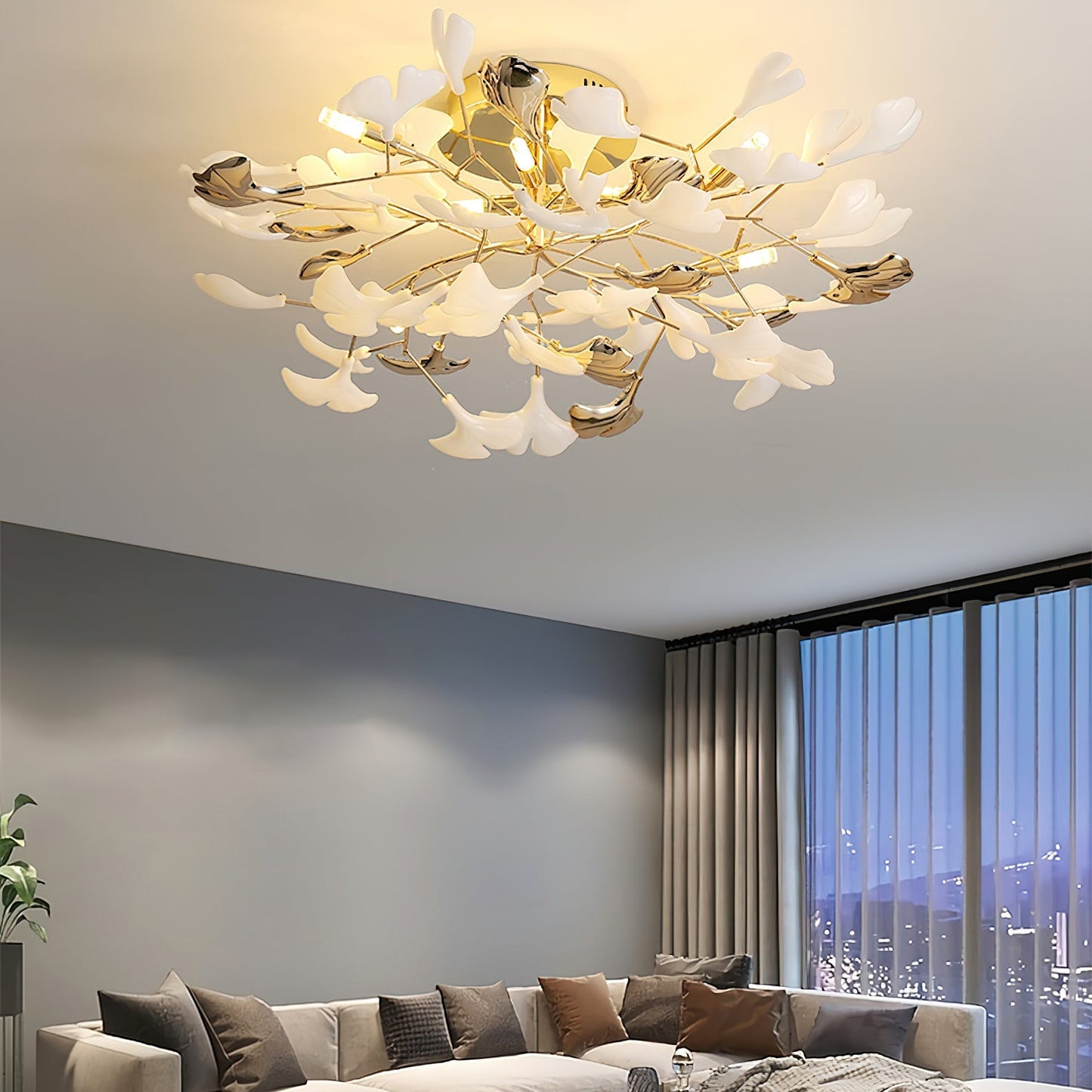 Gingko Rotating Ceiling Lamp - Nuvé