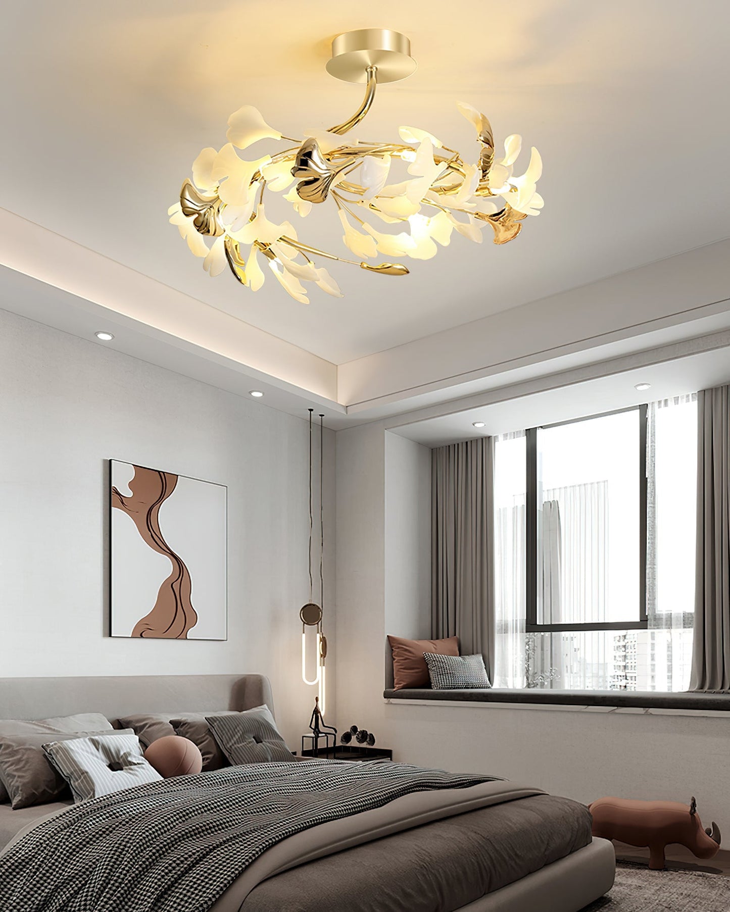 Gingko Rotating Ceiling Lamp - Nuvé