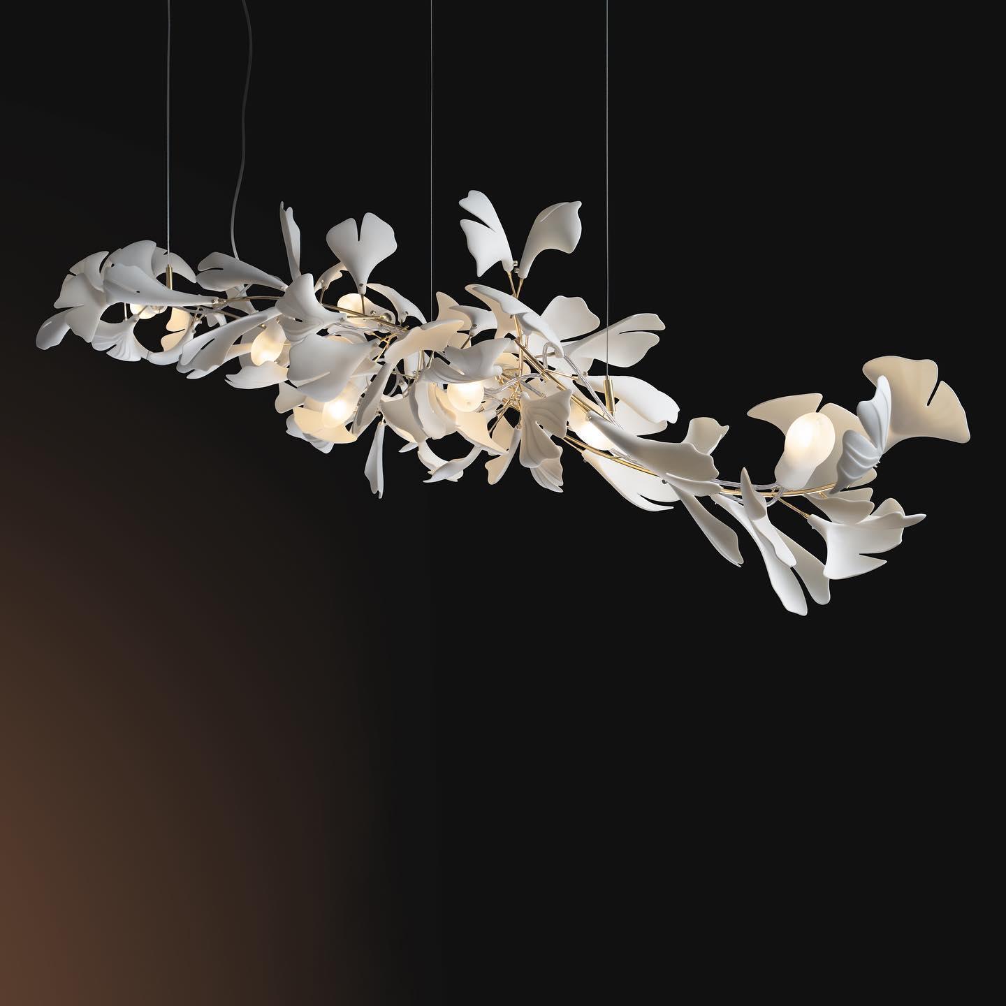 Gingko Ceramic Chandelier A - Nuvé