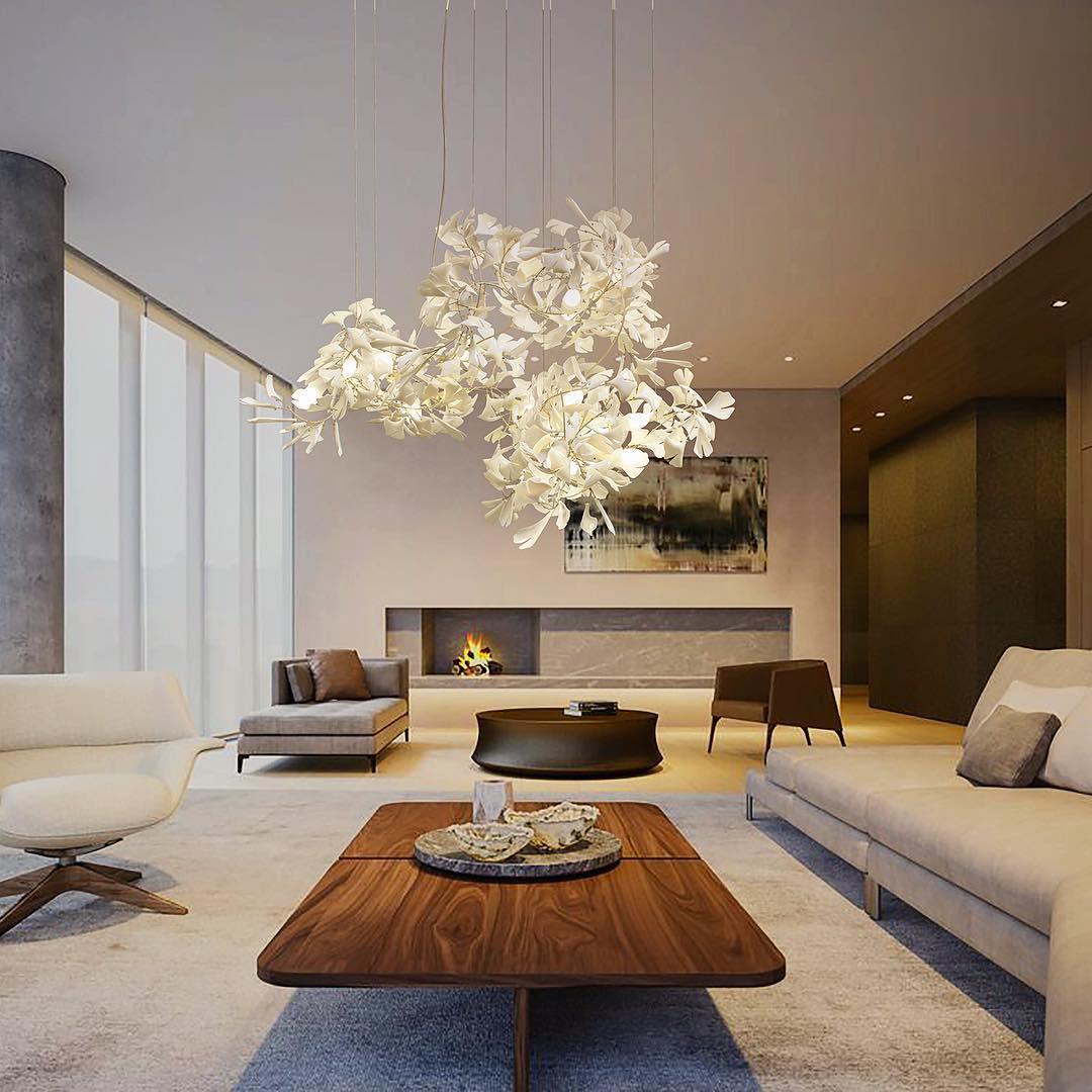 Gingko Ceramic Chandelier A - Nuvé