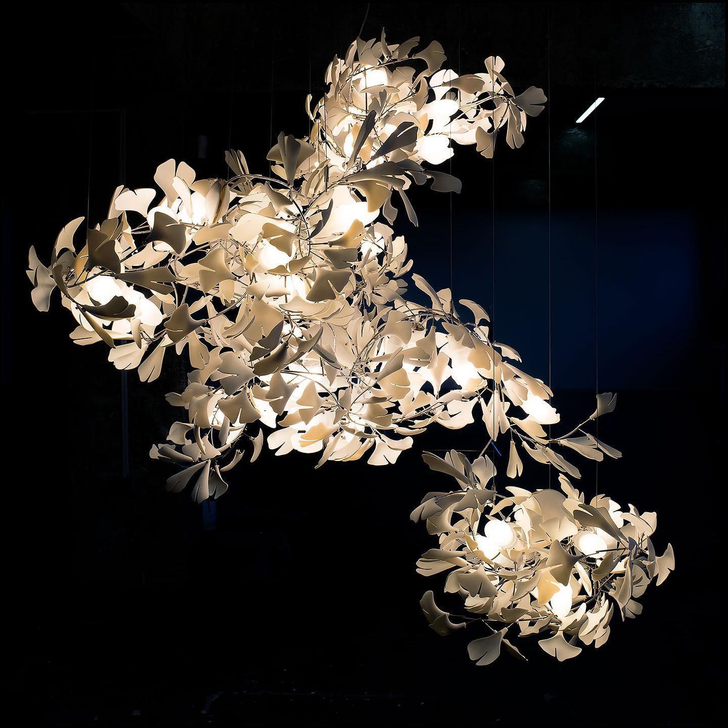 Gingko Ceramic Chandelier A - Nuvé