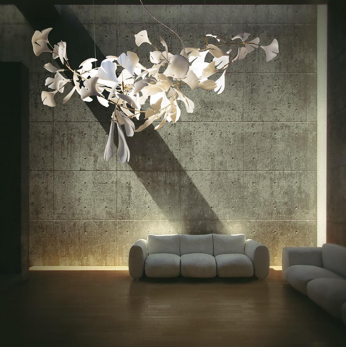 Gingko Ceramic Chandelier A - Nuvé