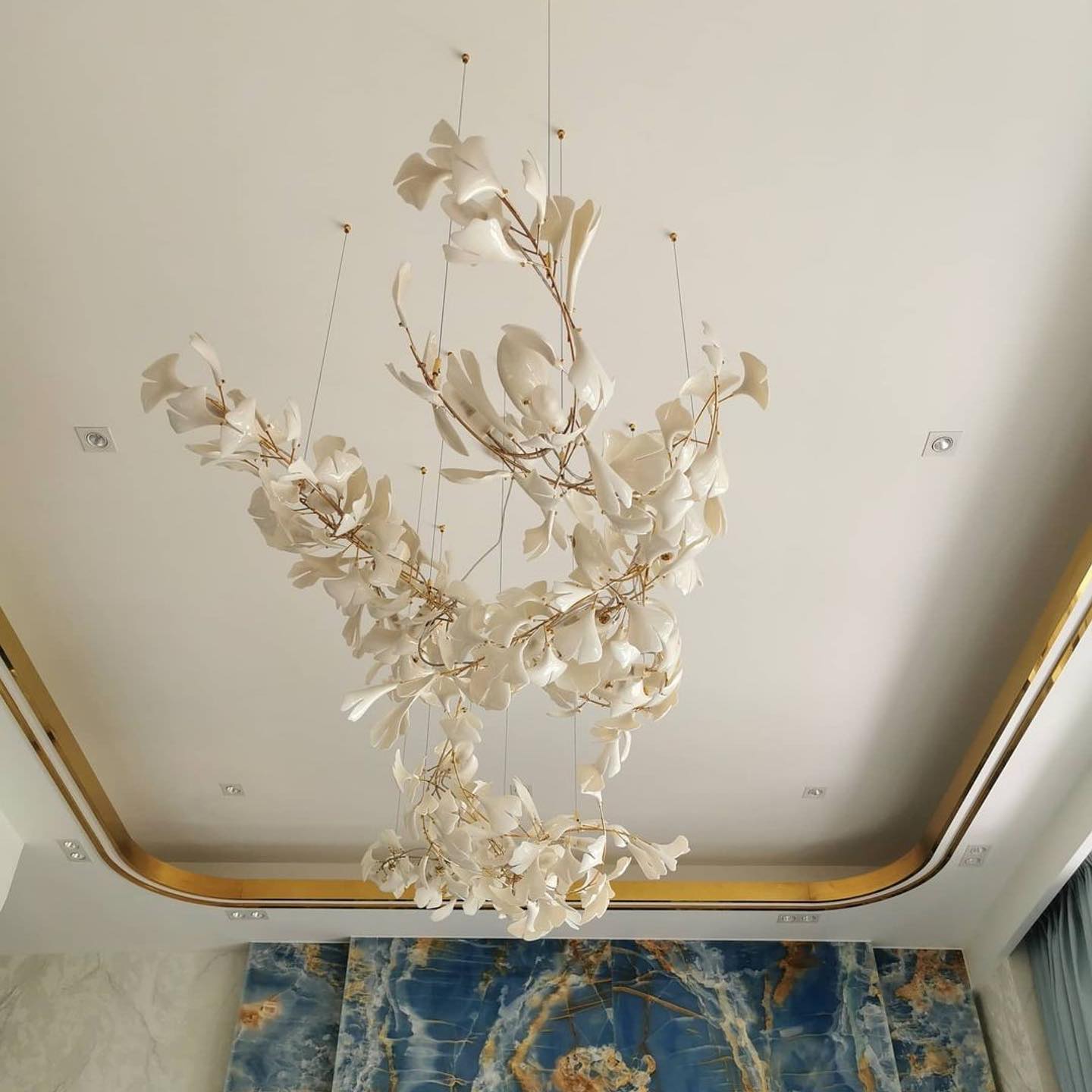 Gingko Ceramic Chandelier A - Nuvé