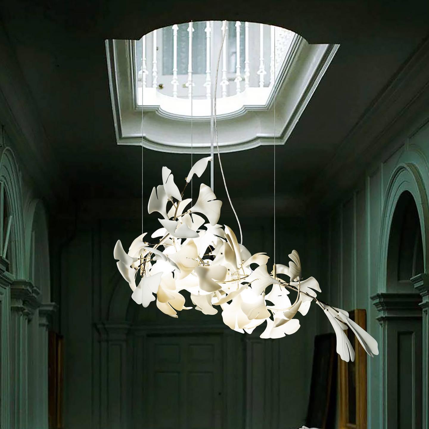 Gingko Ceramic Chandelier A - Nuvé