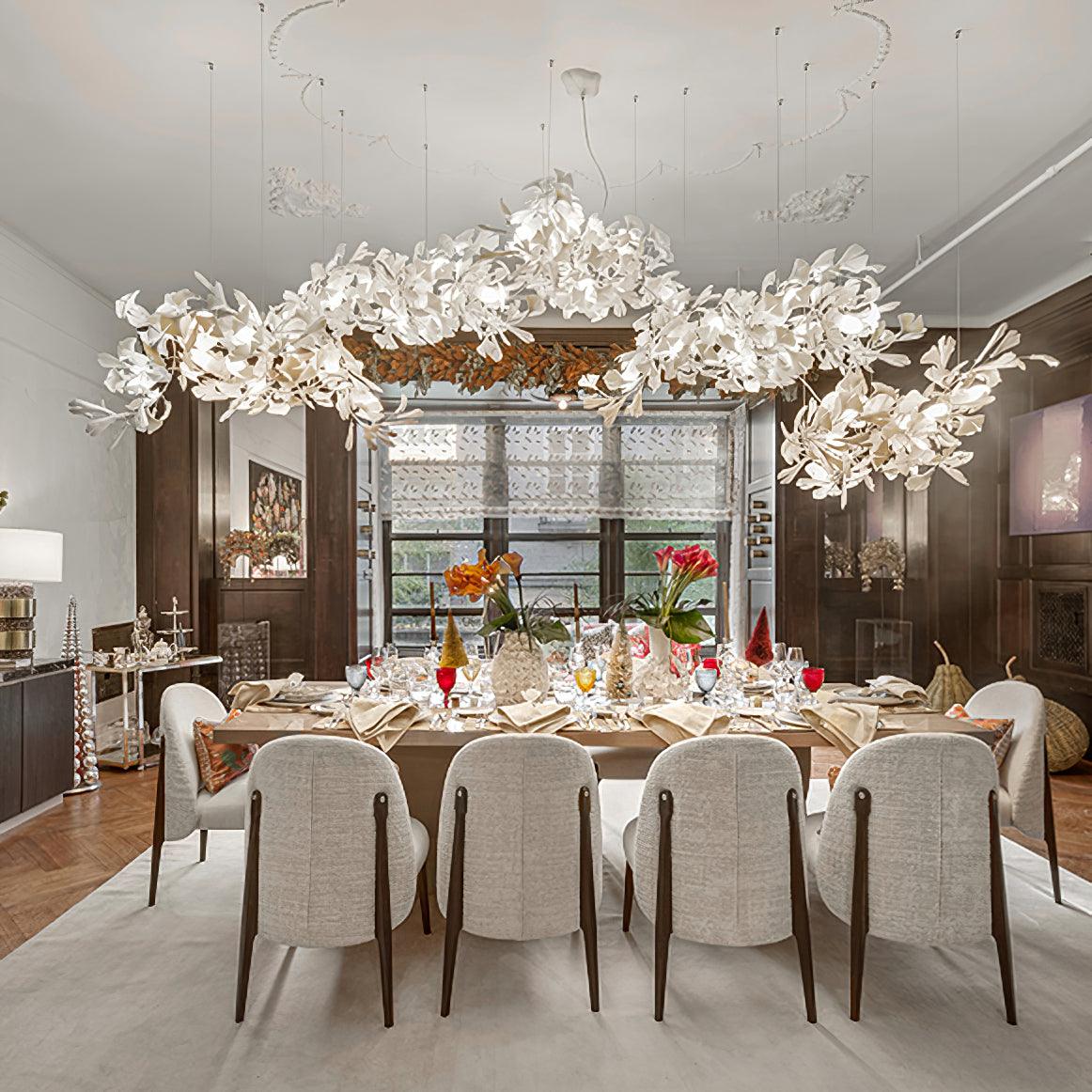 Gingko Ceramic Chandelier C - Nuvé