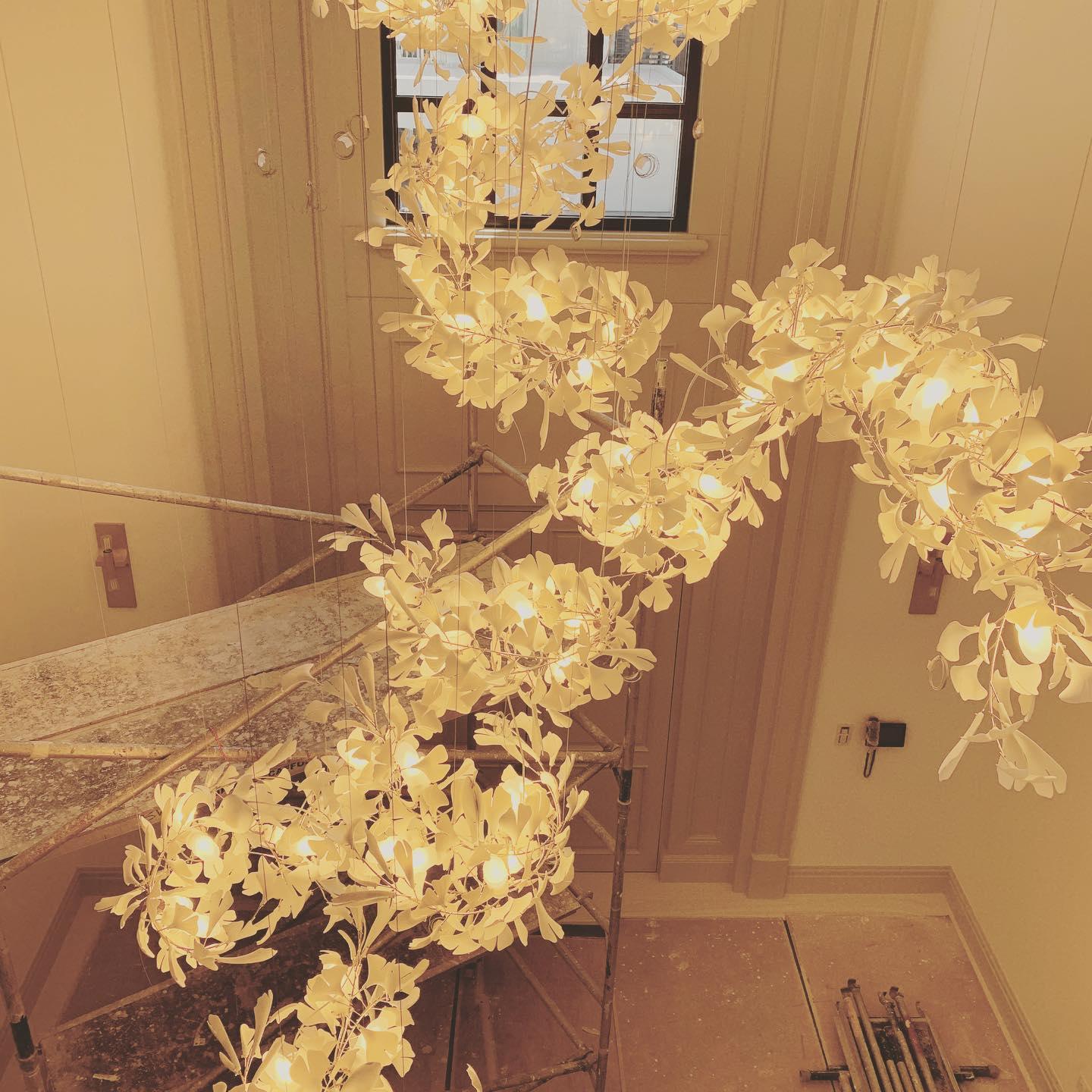 Gingko Ceramic Chandelier C - Nuvé
