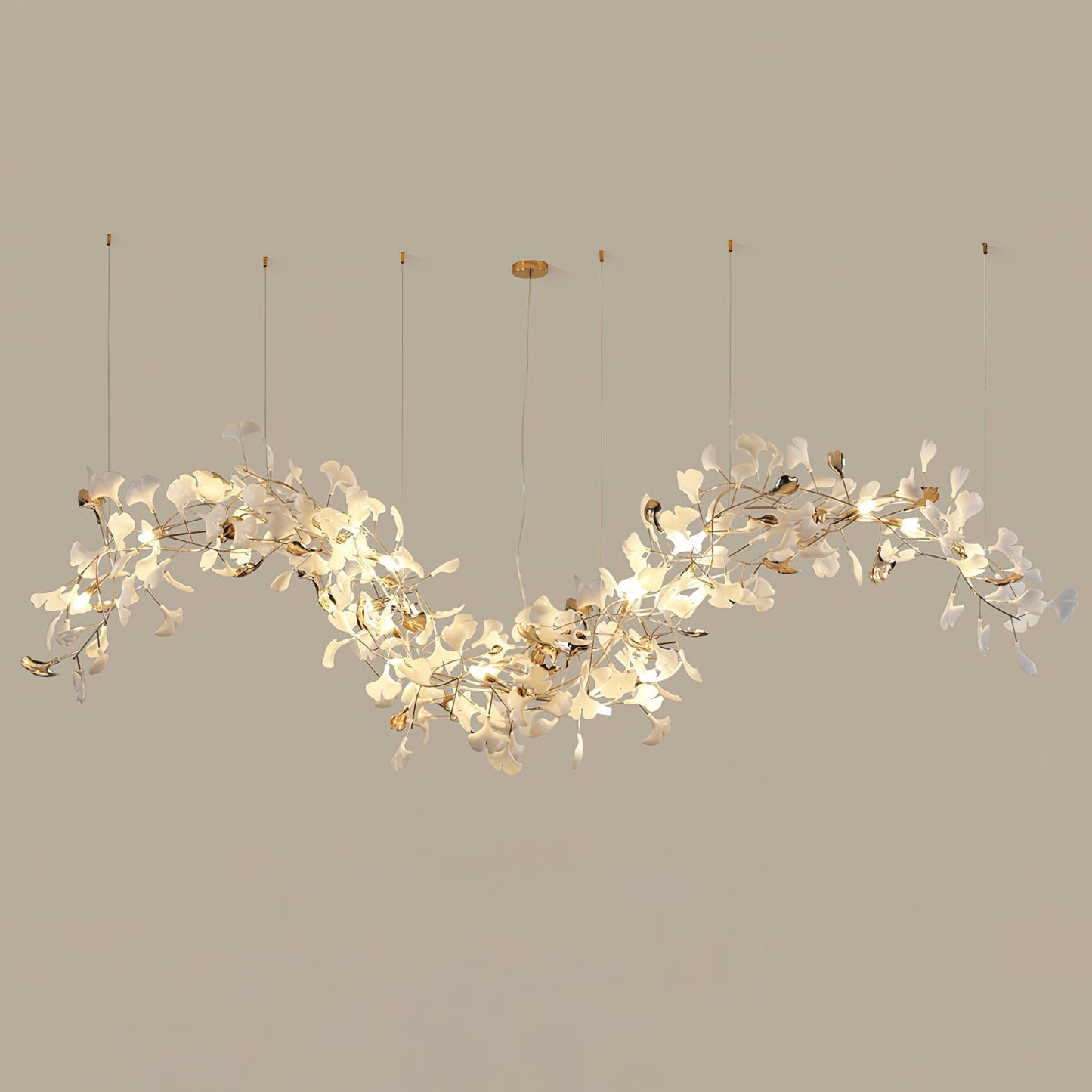 Ginkgo Tip Tlying Chandelier - Nuvé