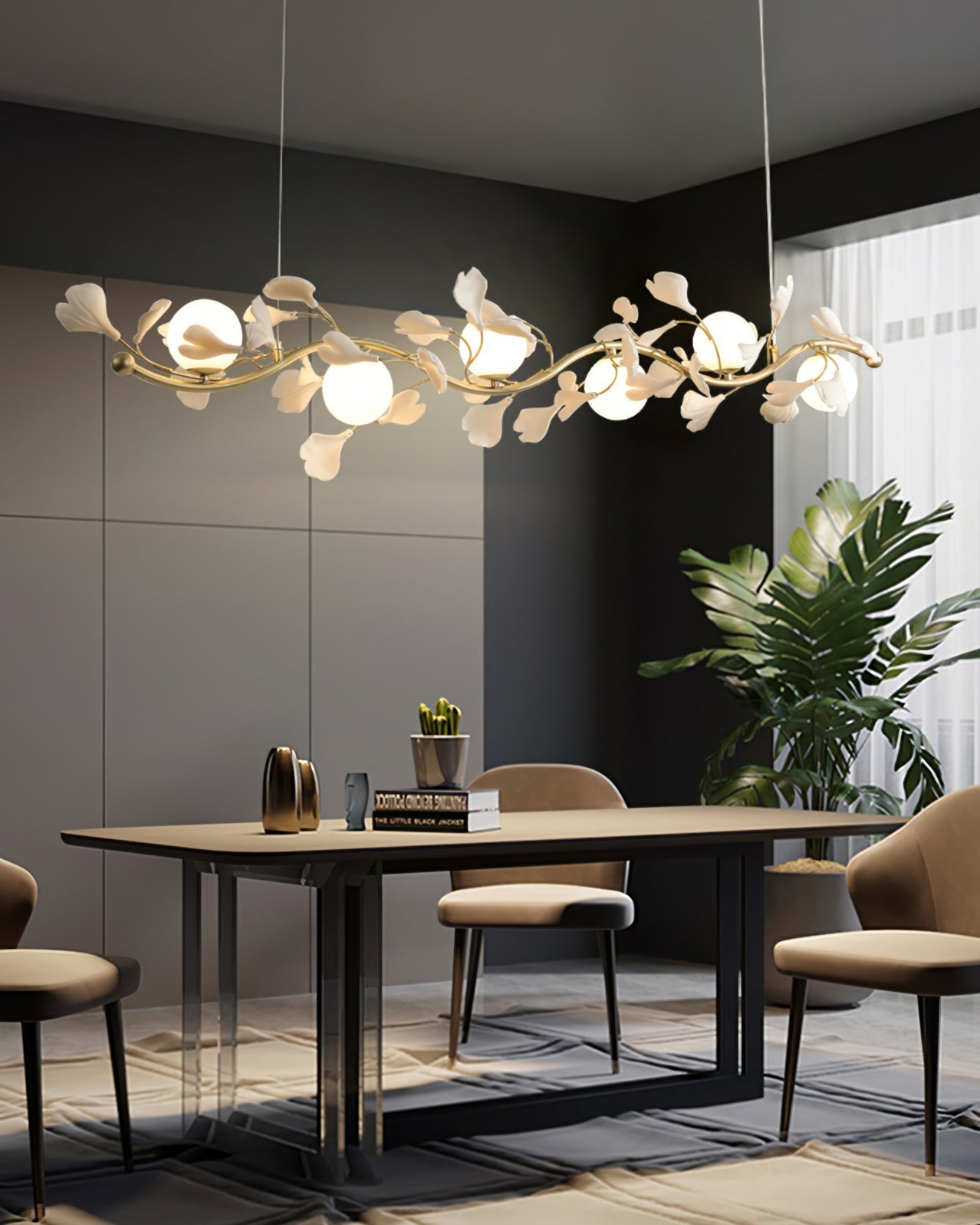 Gingko Glass Chandelier - Nuvé