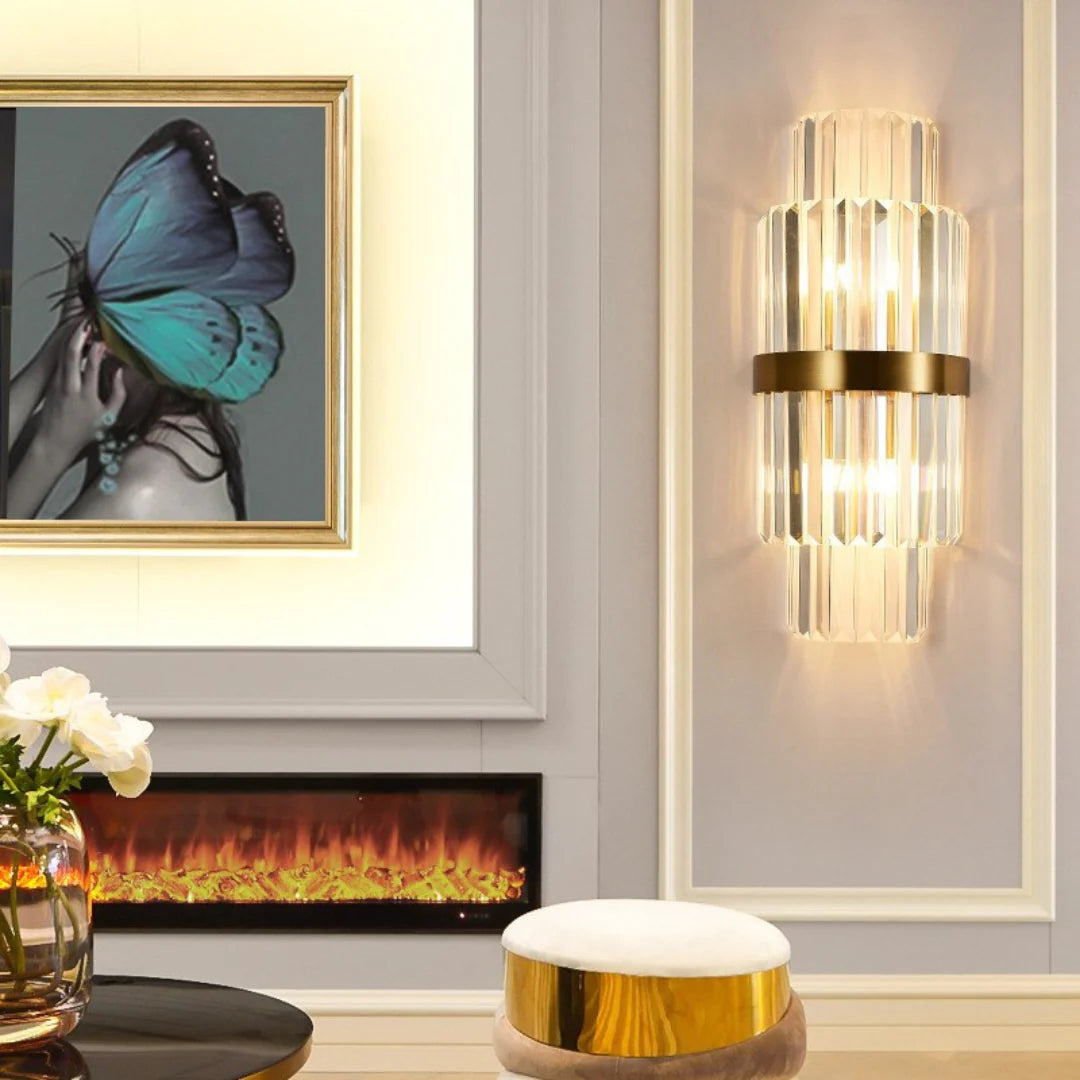Elegant Modern Crystal Wall Lamp - Nuvé